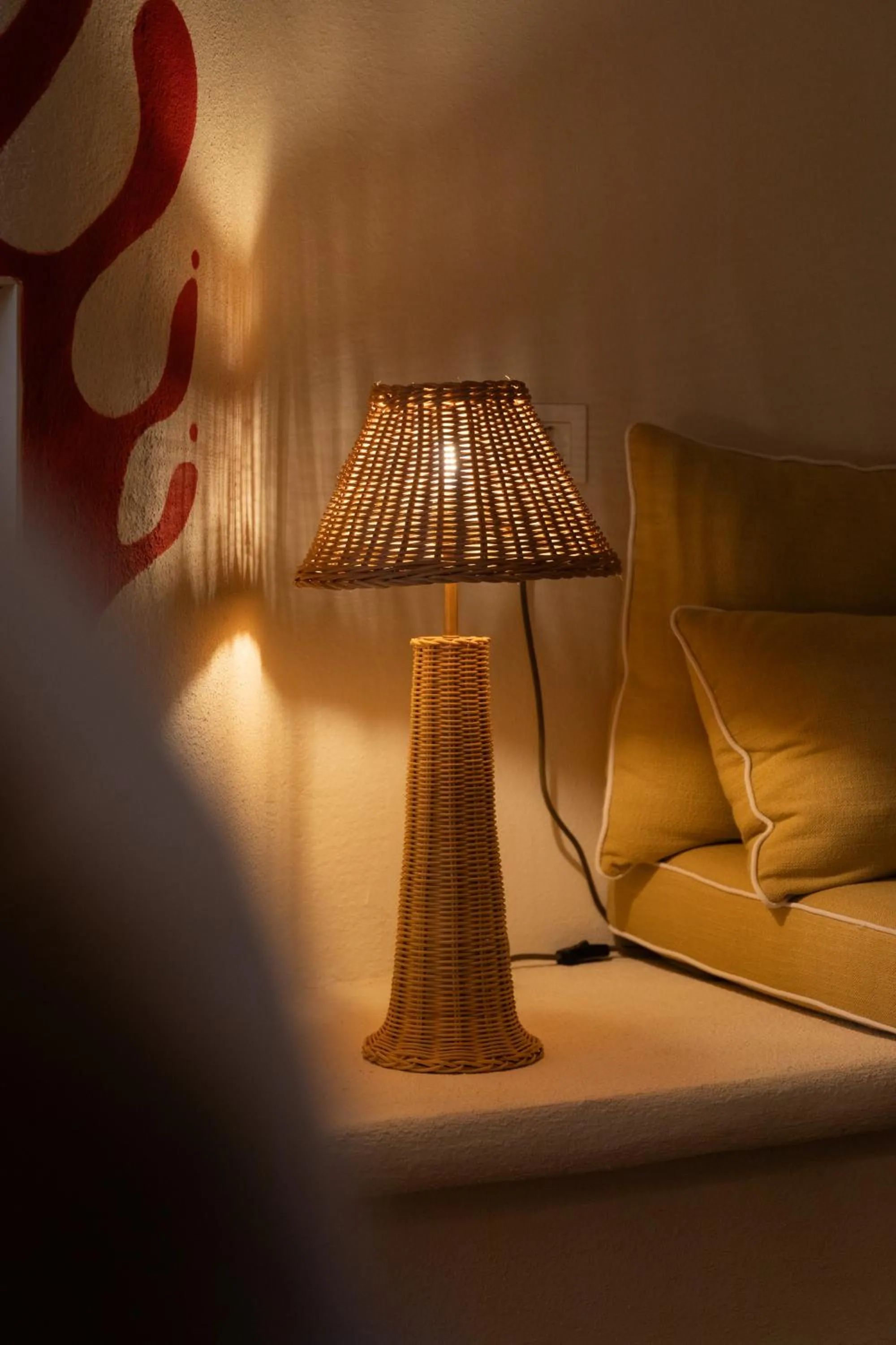 Decorative detail in Hotel Isabella's Llafranc