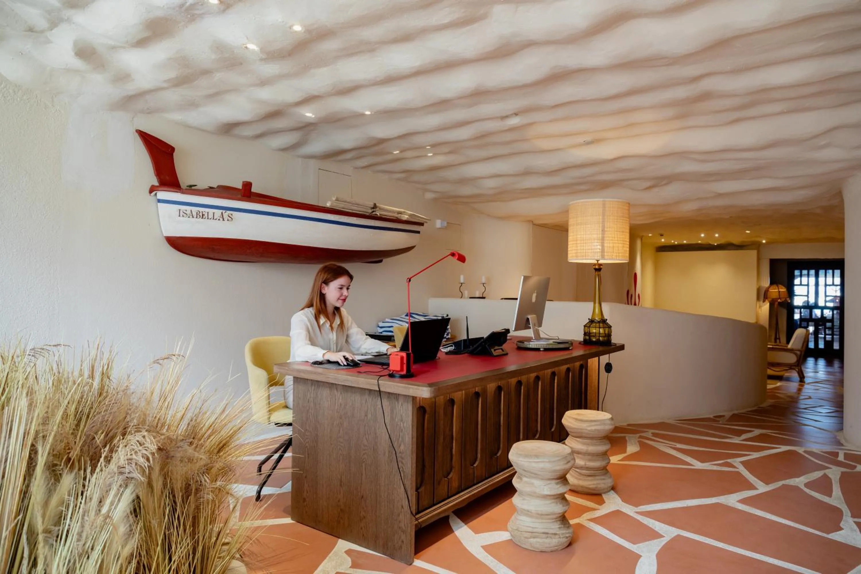 Lobby or reception in Hotel Isabella's Llafranc