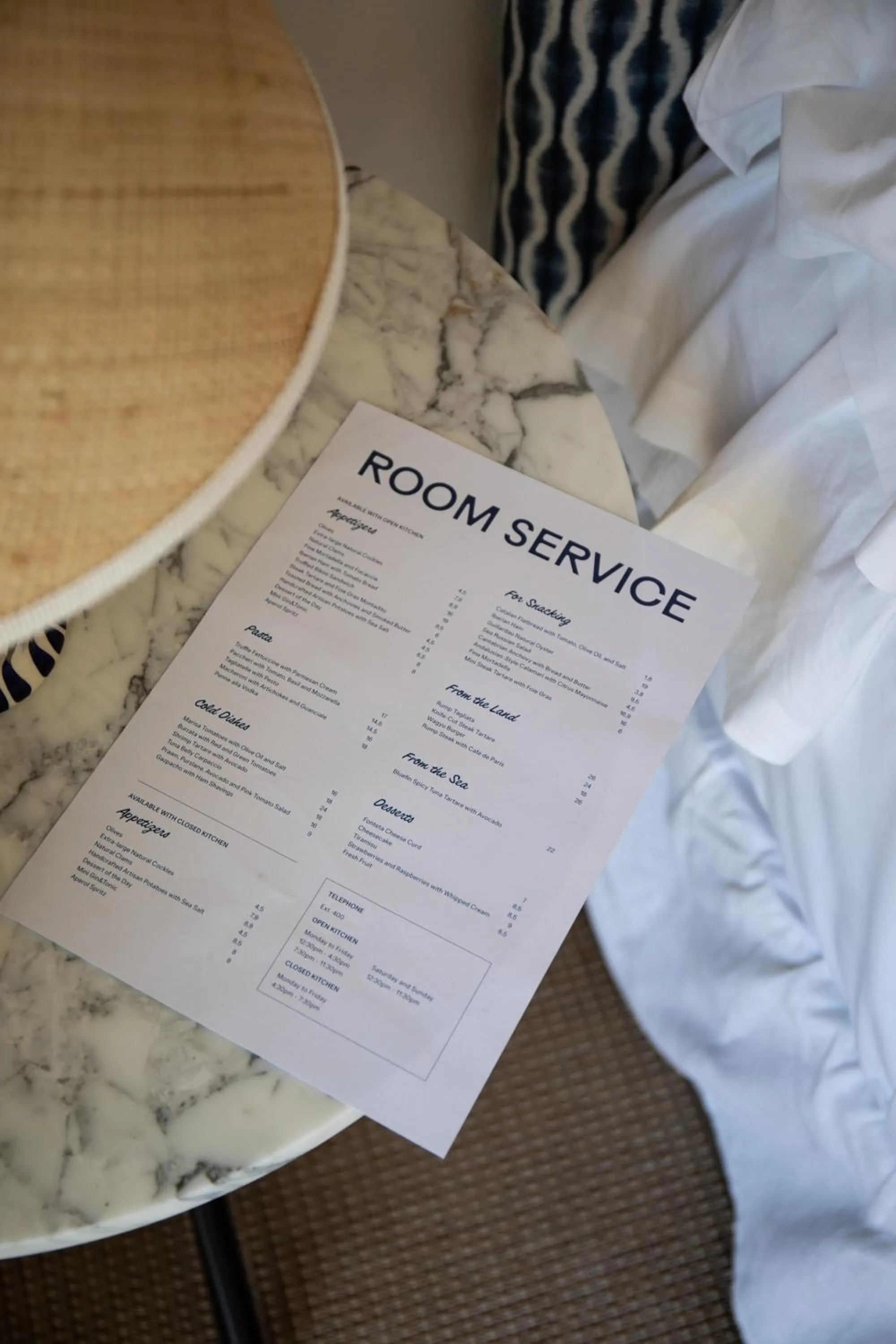 room service in Hotel Isabella's Llafranc