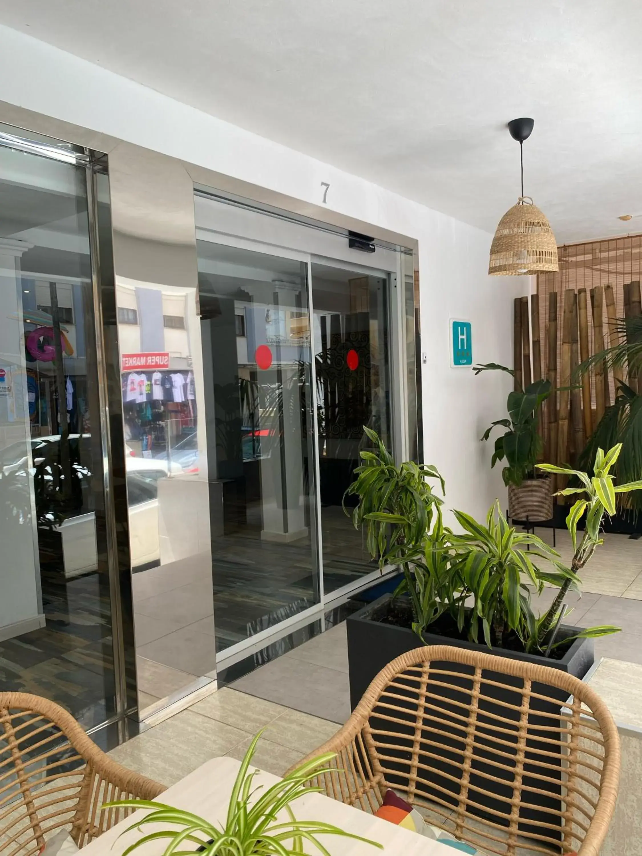 Lobby or reception in Hotel Teide Lobby or reception in Hotel Teide