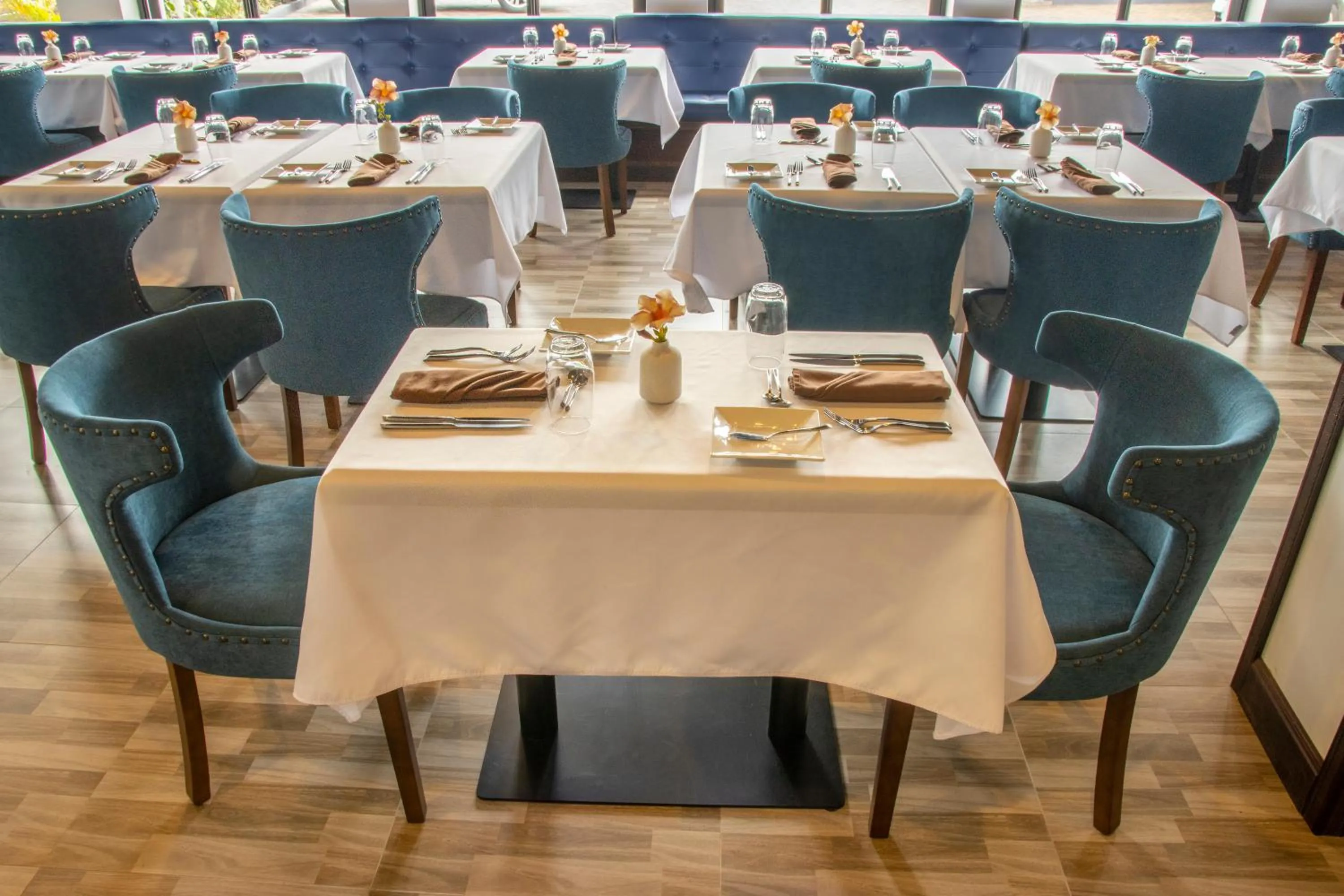 Dining area in Sago Palm Hotel