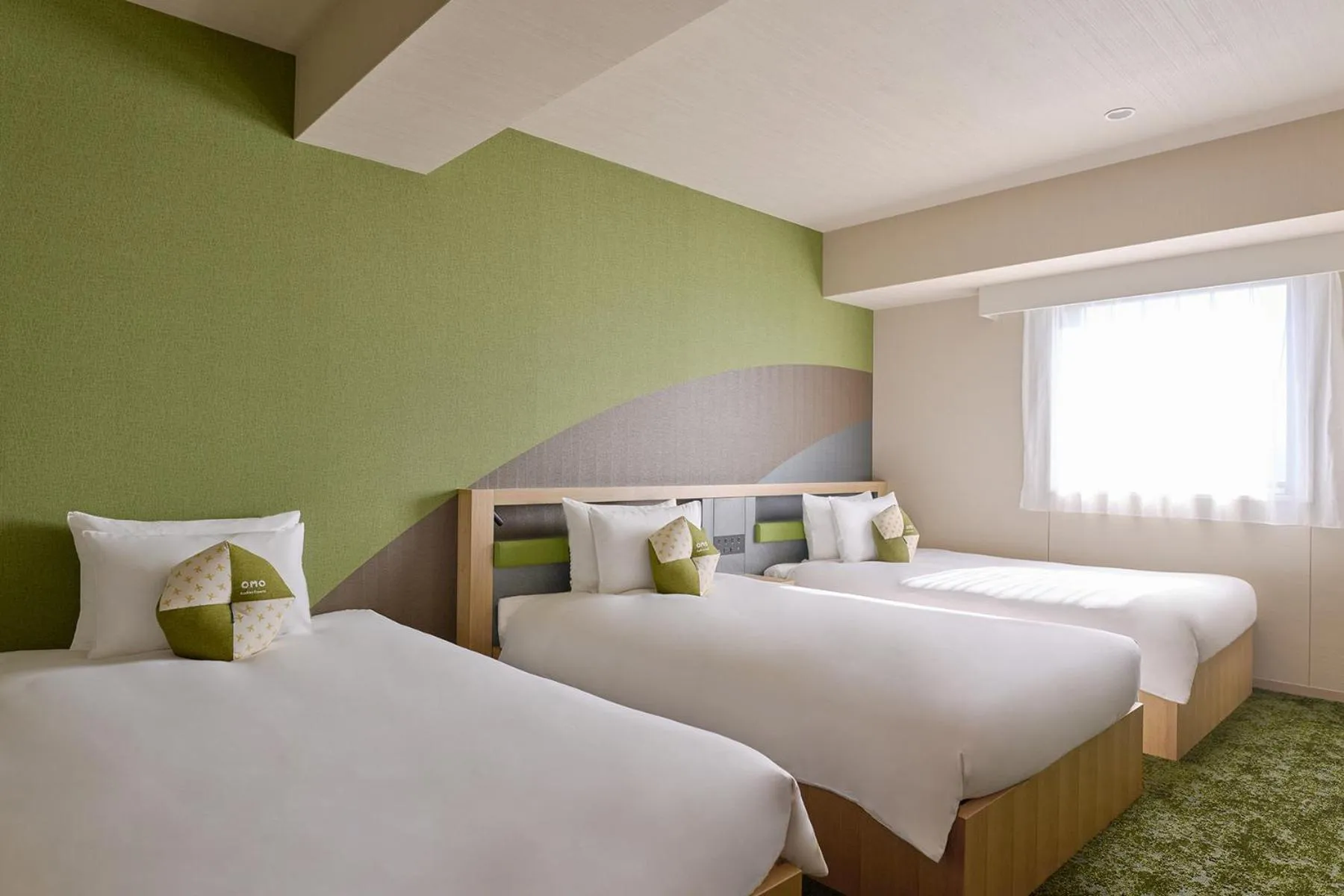 Photo of the whole room, Bed in OMO Kansai Airport by Hoshino Resorts