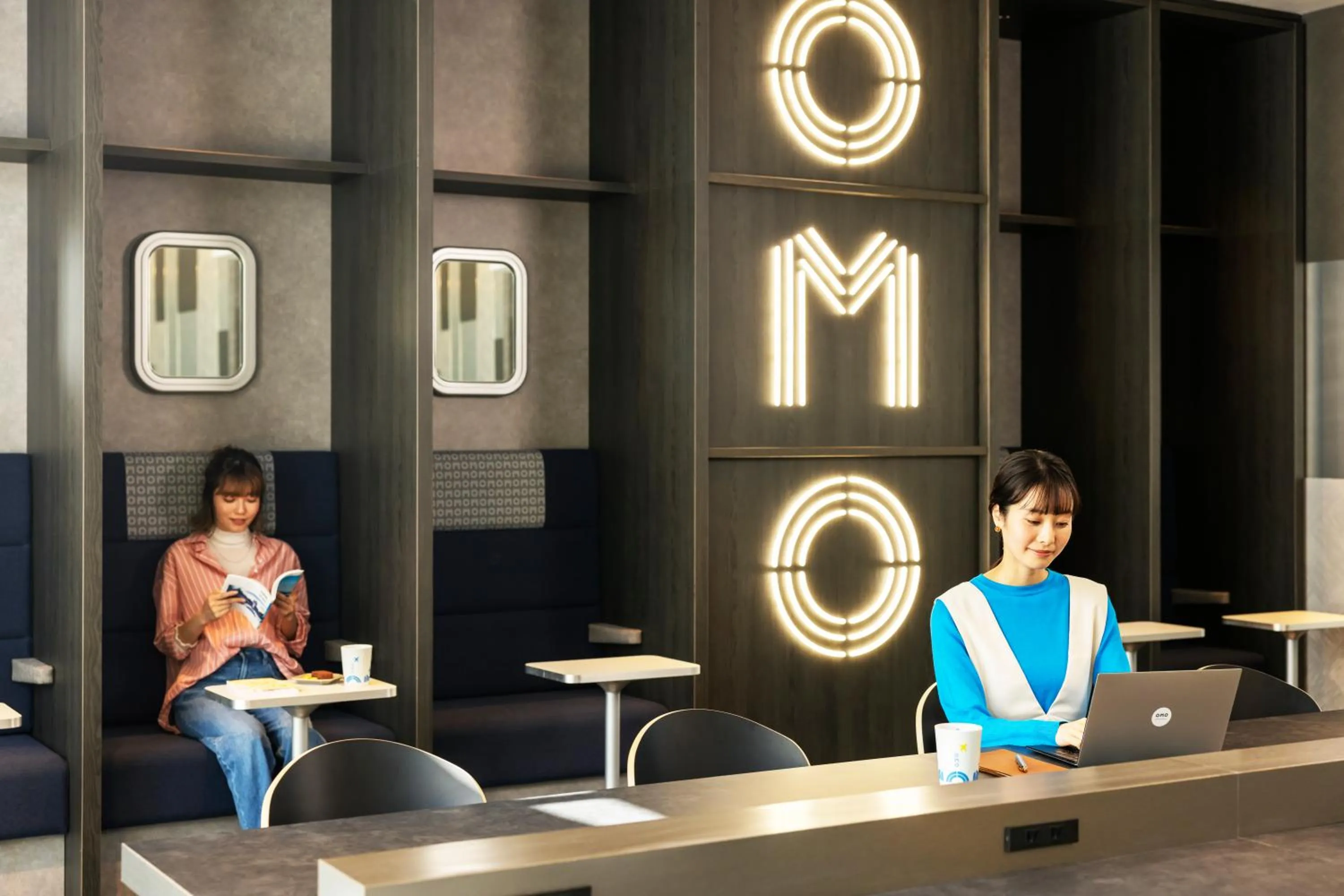 Lobby or reception in OMO Kansai Airport by Hoshino Resorts