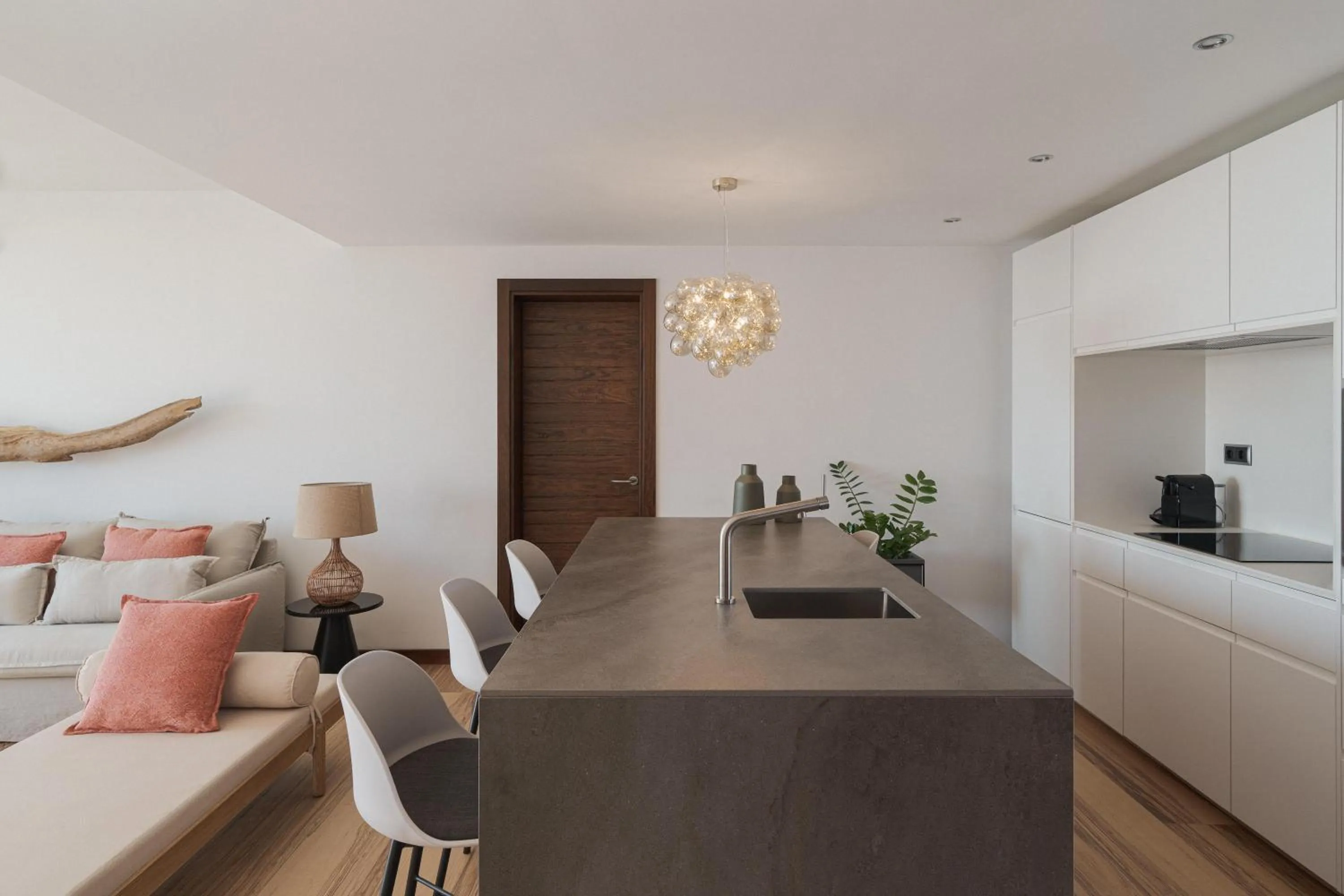 Kitchen or kitchenette in Salobre Hotel Resort & Serenity