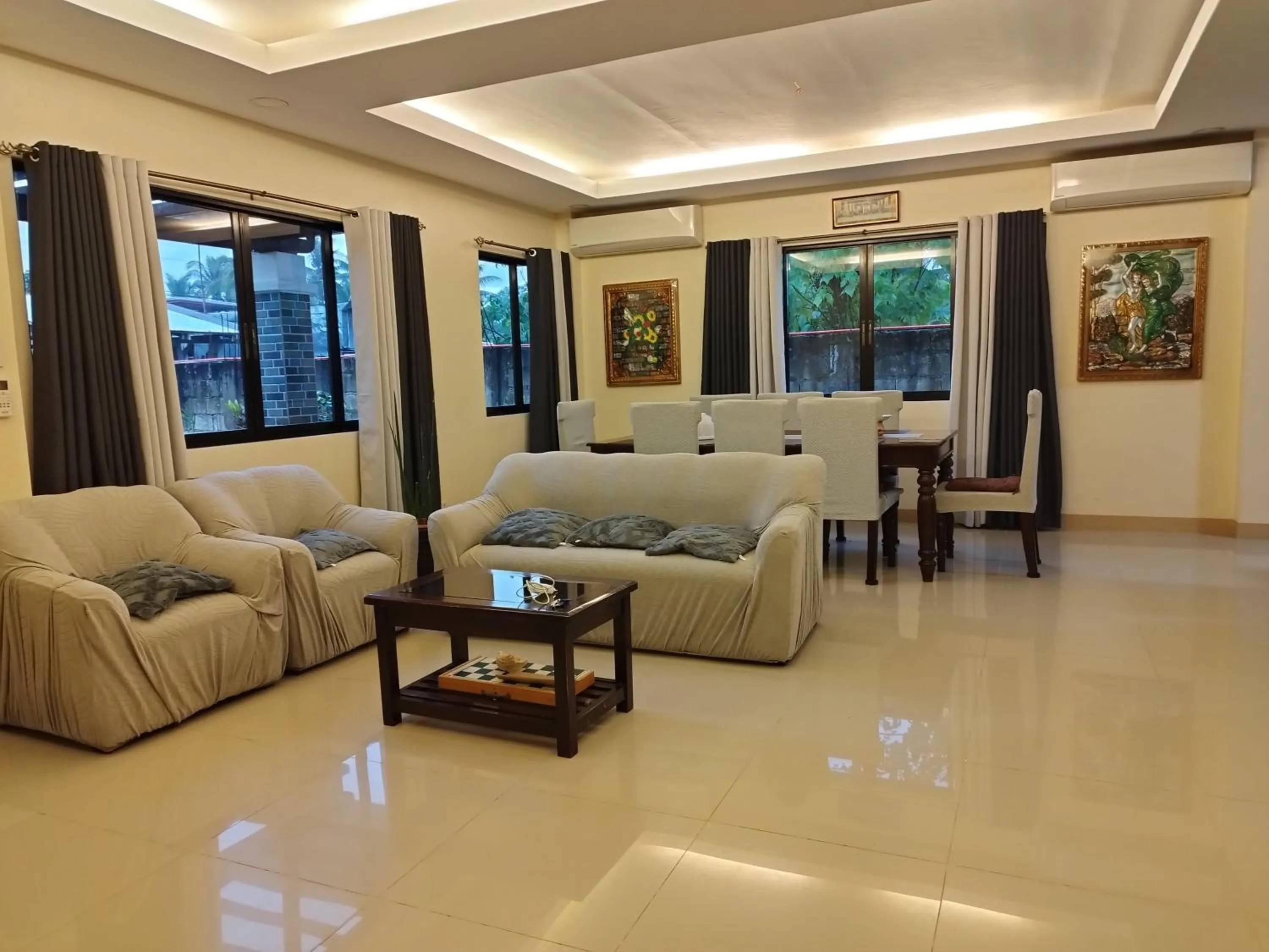 Seating area in Bohol Sweet Home