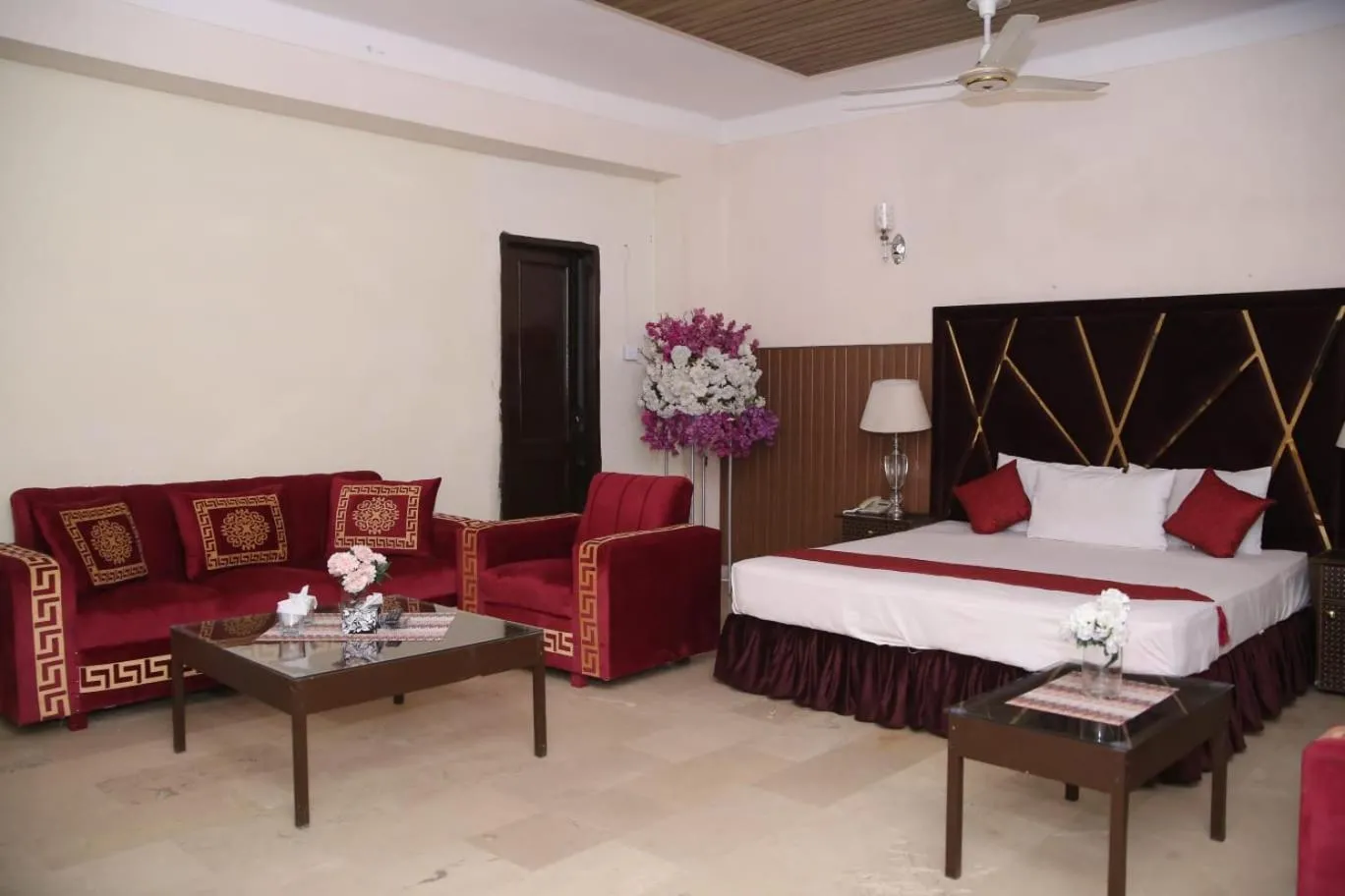 Bed in Green View Hotel Liberty