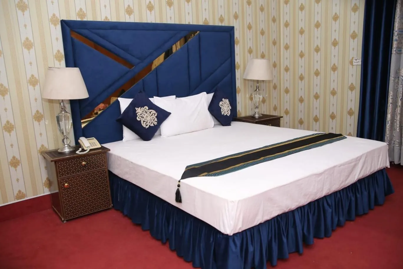 Bed in Green View Hotel Liberty