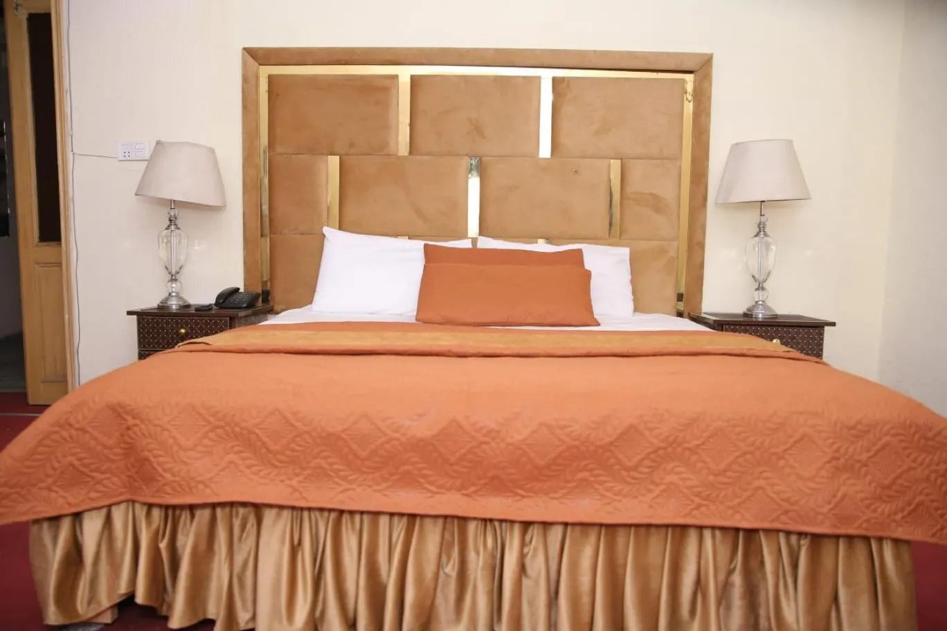 Bed in Green View Hotel Liberty