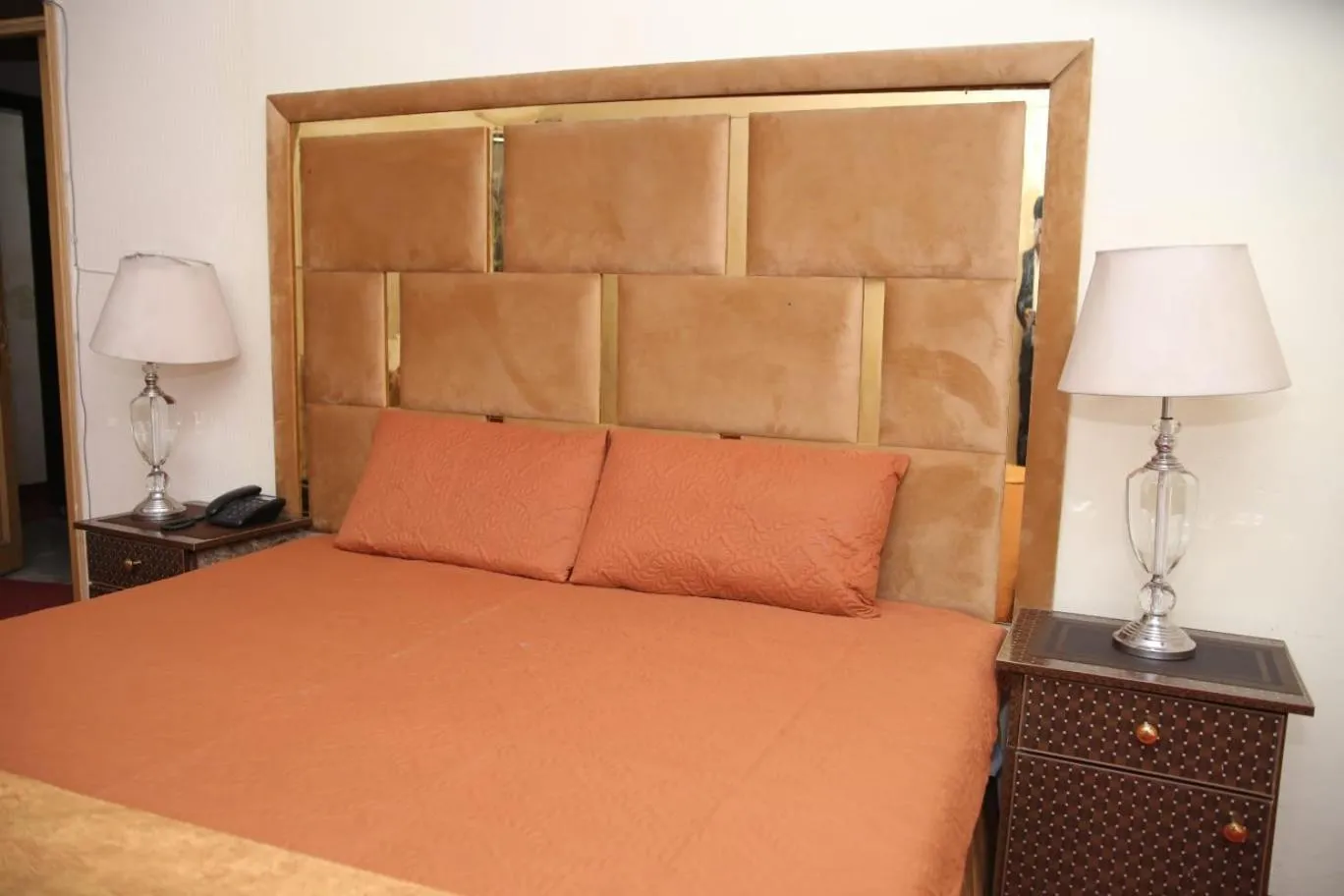 Bed in Green View Hotel Liberty