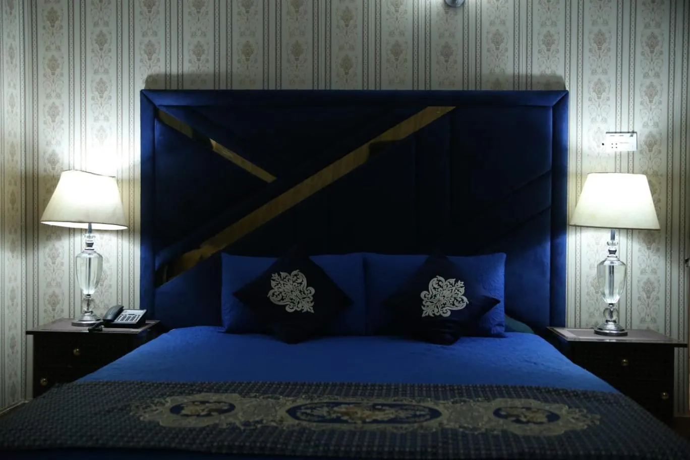 Bed in Green View Hotel Liberty