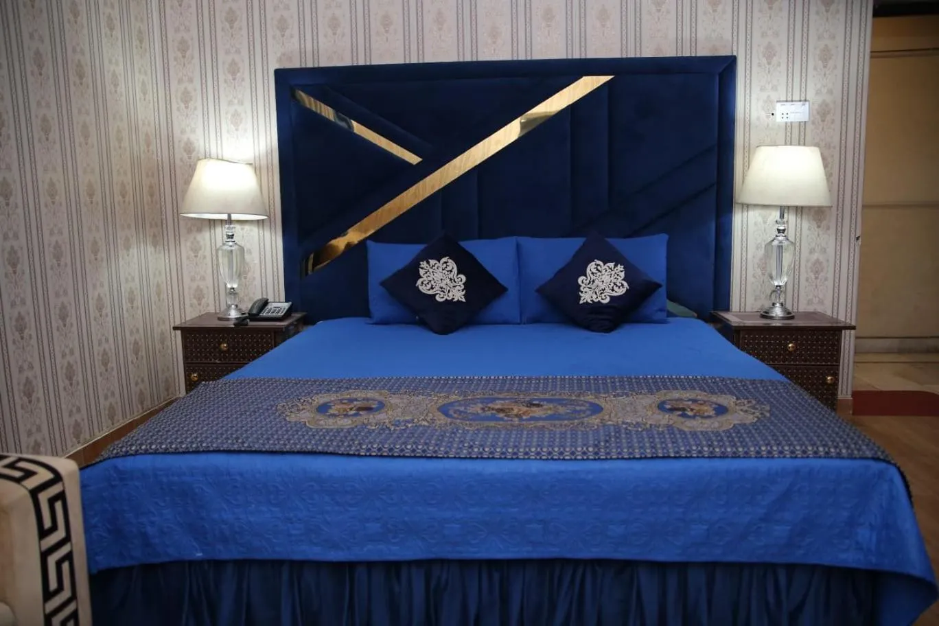 Bed in Green View Hotel Liberty