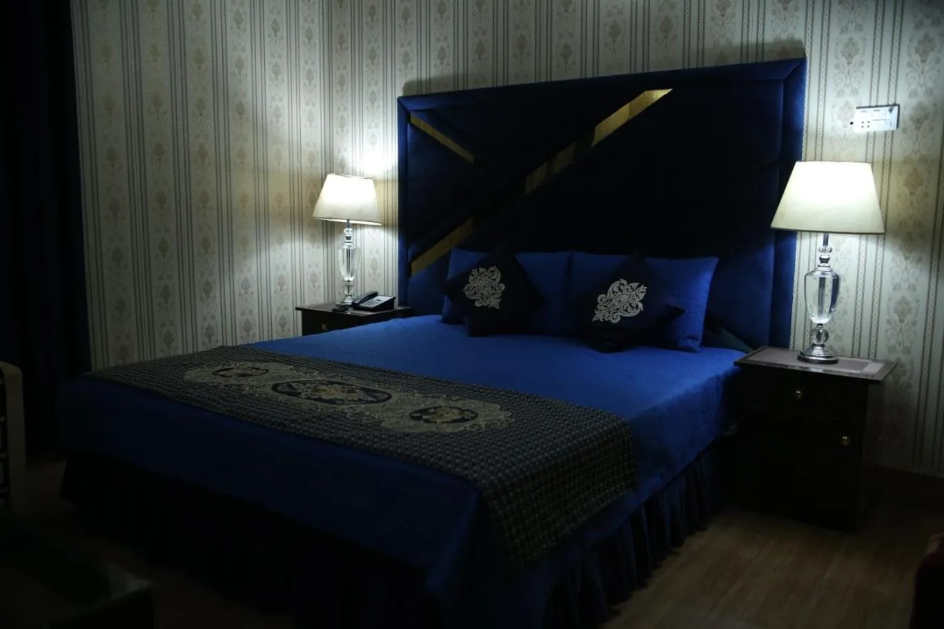 Bed in Green View Hotel Liberty