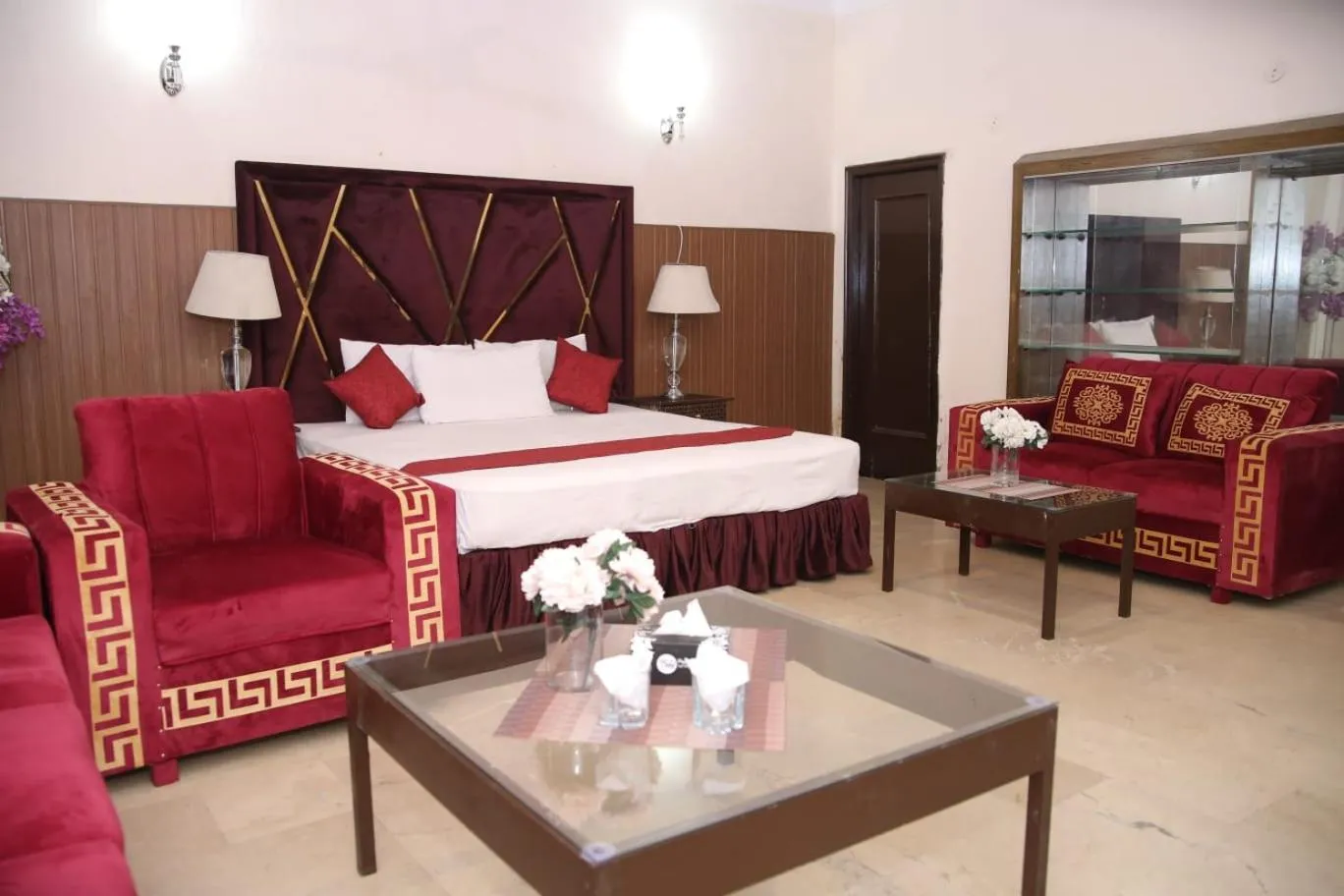 Bed in Green View Hotel Liberty