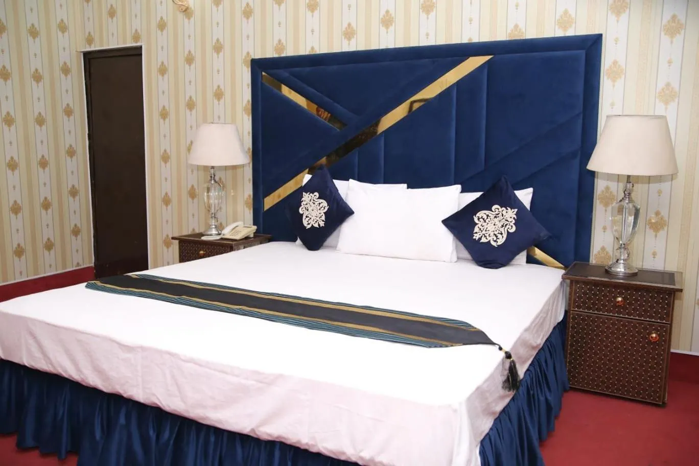 Bed in Green View Hotel Liberty