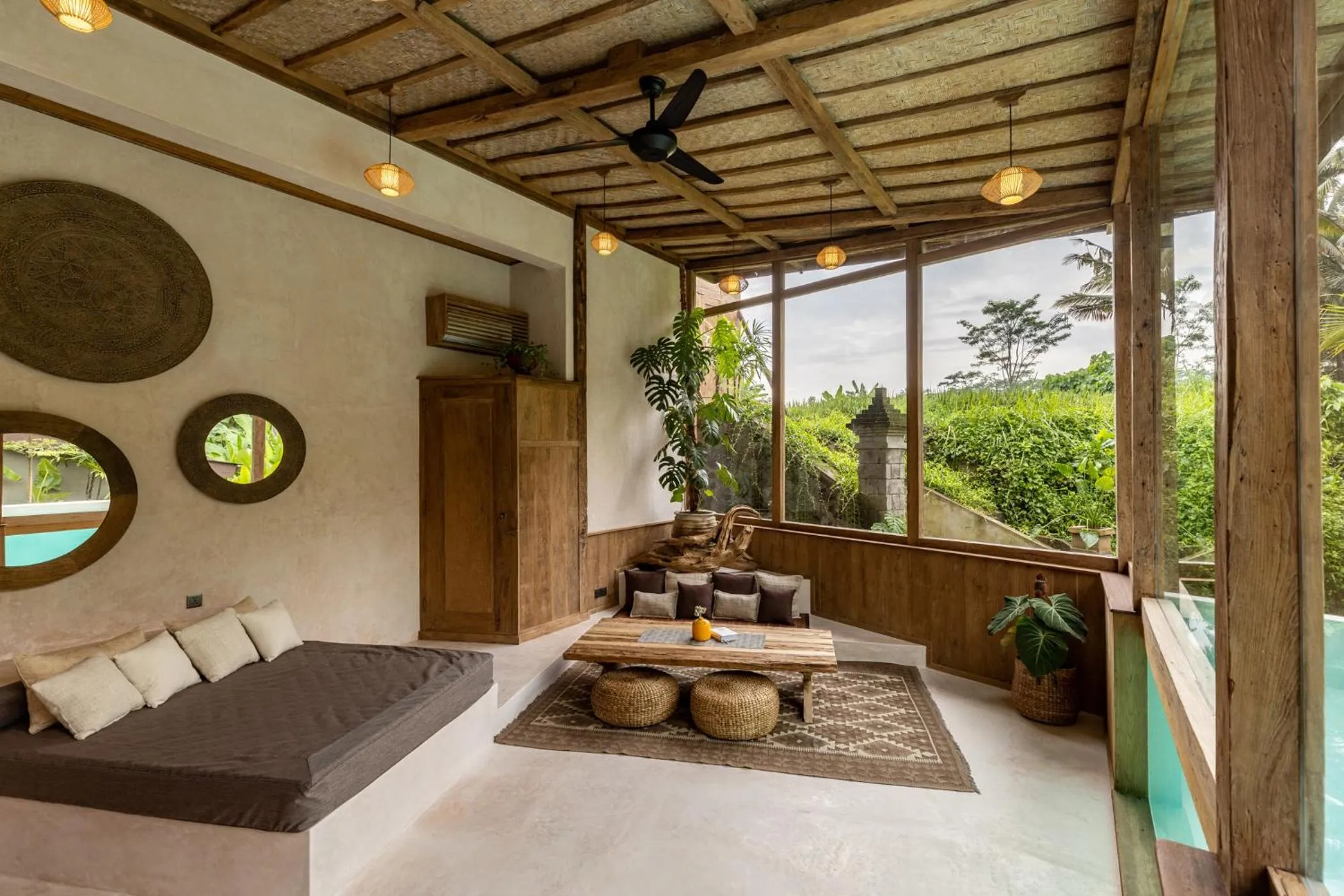 Bed in Casa Pohon Ubud