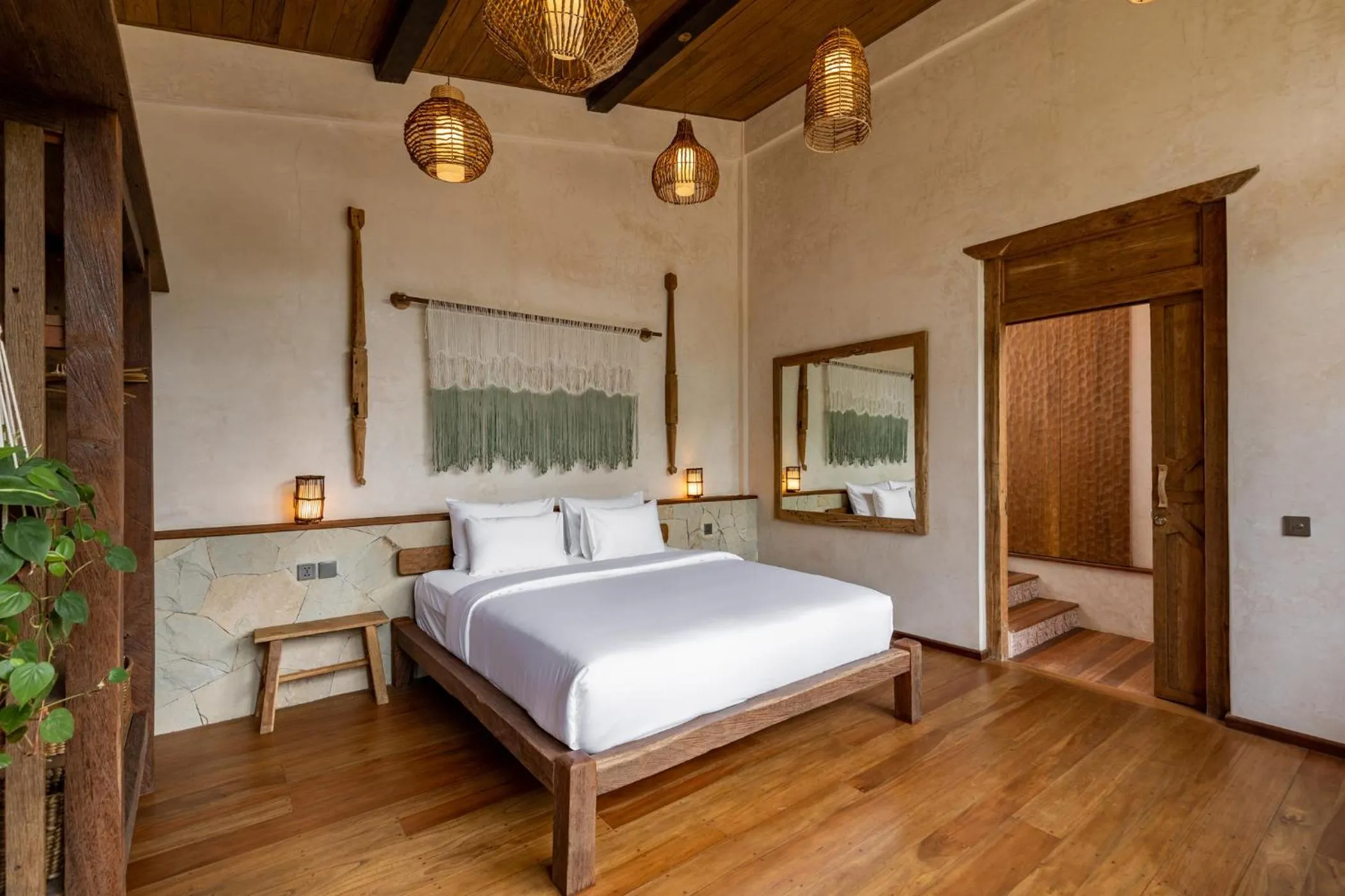 Bed in Casa Pohon Ubud