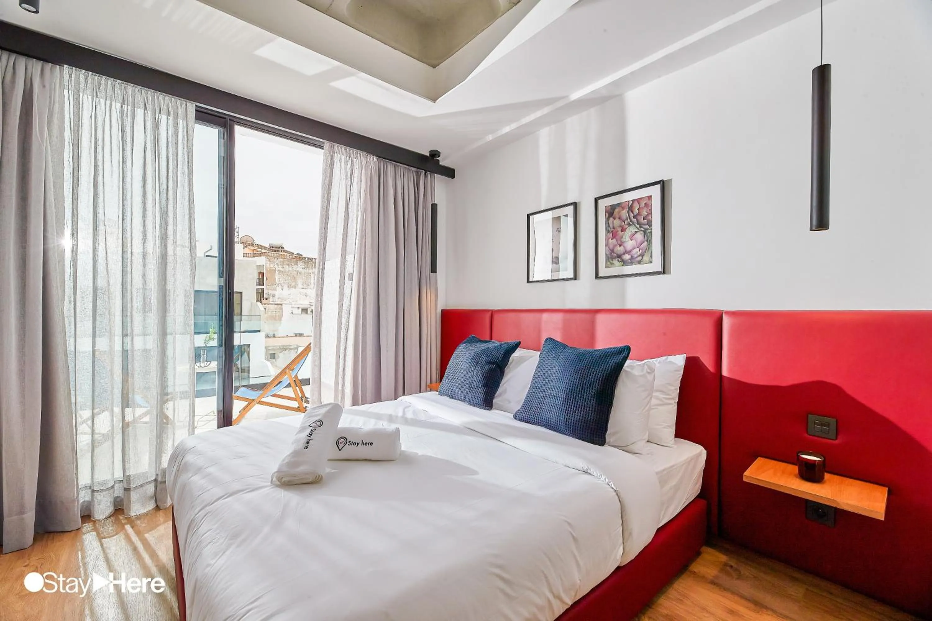 Bed in Stayhere Casablanca - Gauthier 1 - Modern Residence