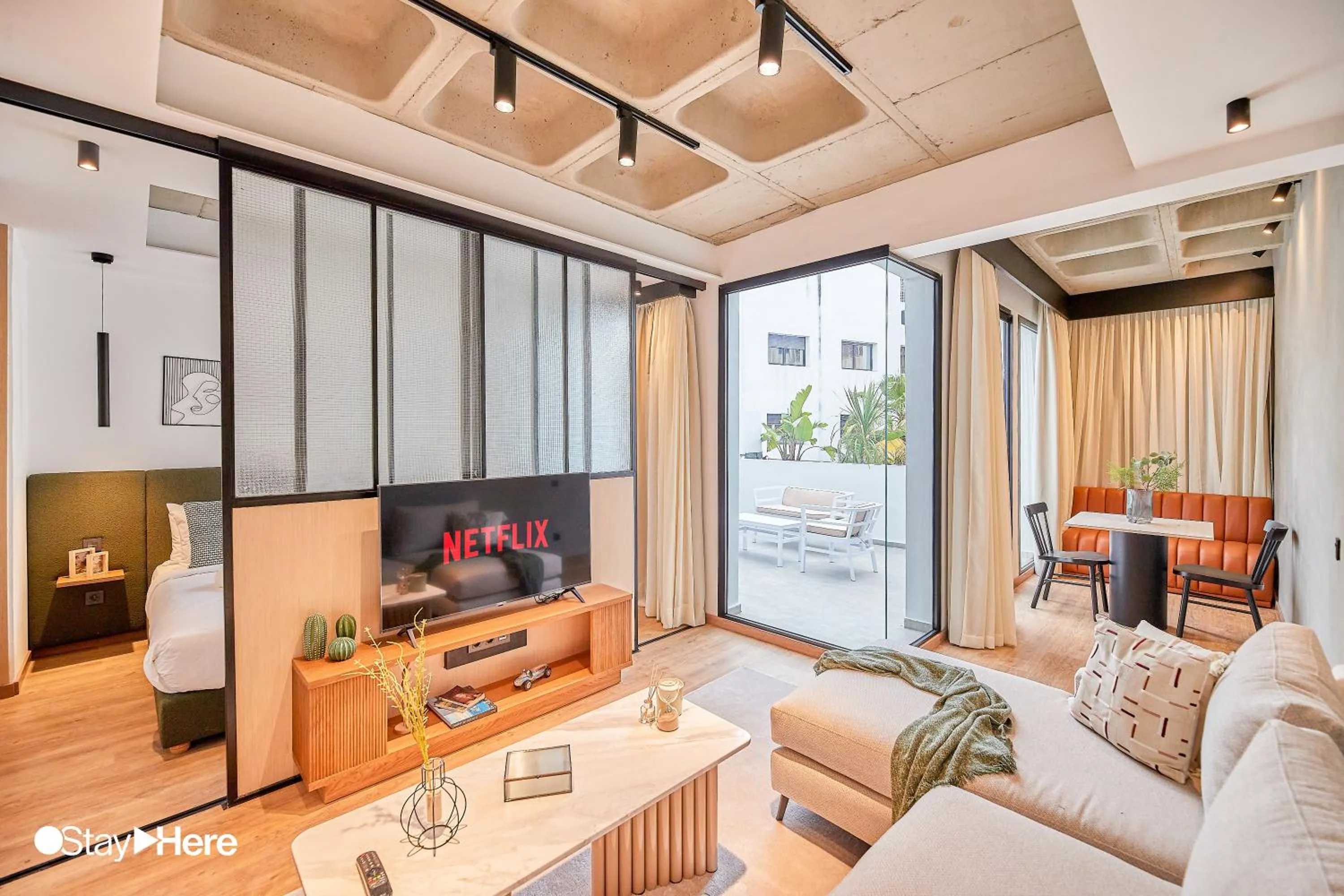 TV and multimedia in Stayhere Casablanca - Gauthier 1 - Modern Residence