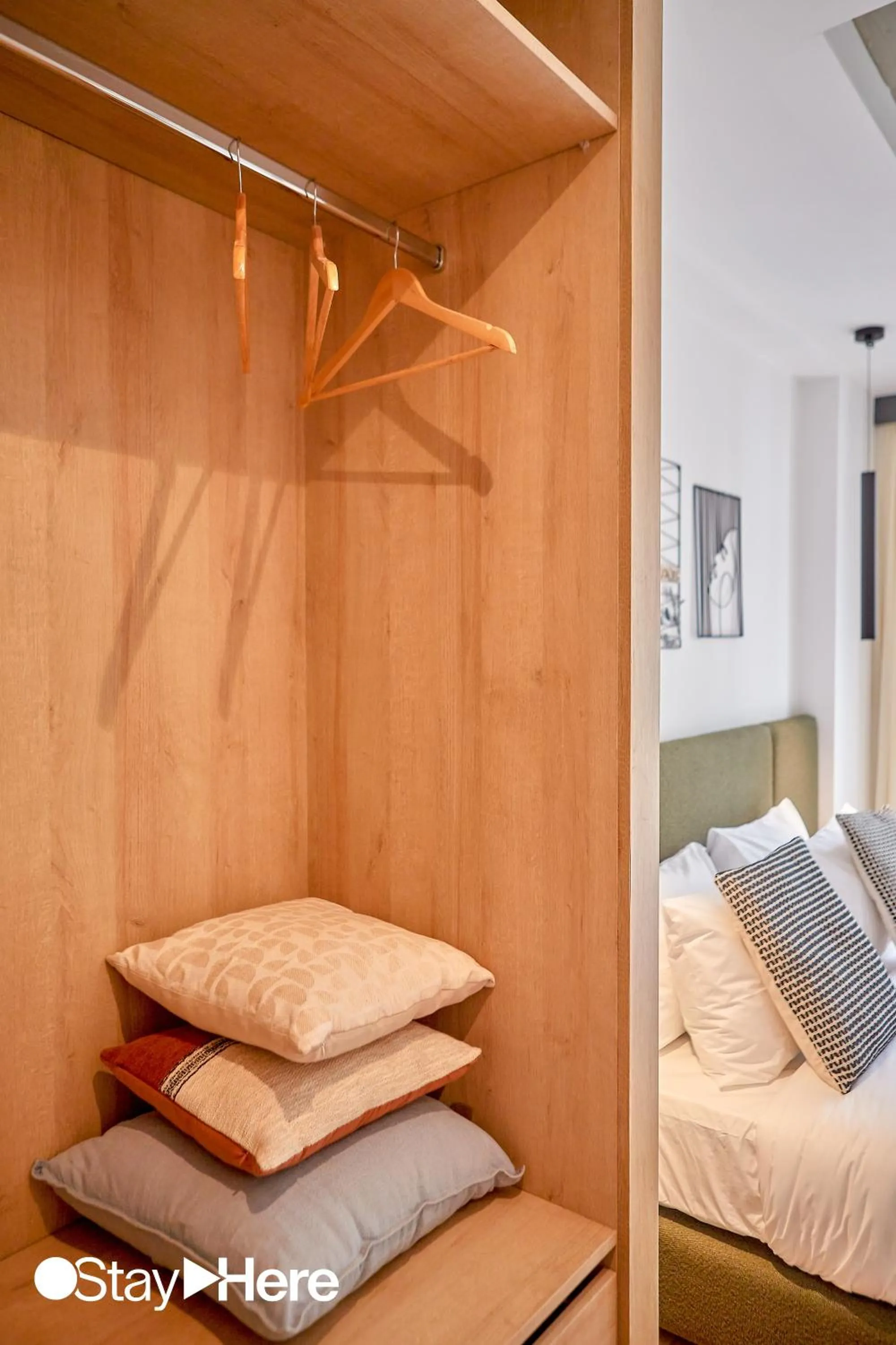 Bed in Stayhere Casablanca - Gauthier 1 - Modern Residence