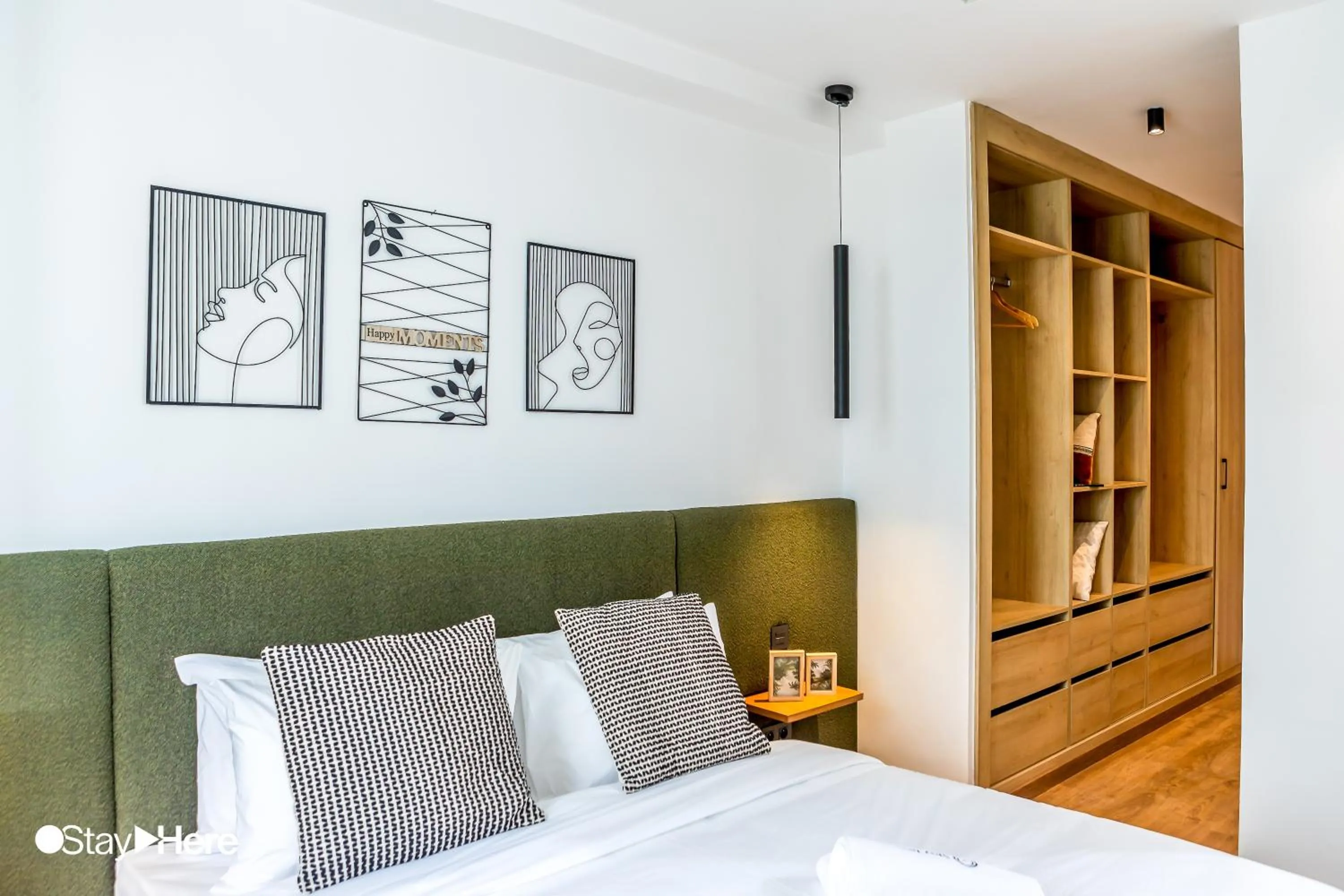 Bed in Stayhere Casablanca - Gauthier 1 - Modern Residence