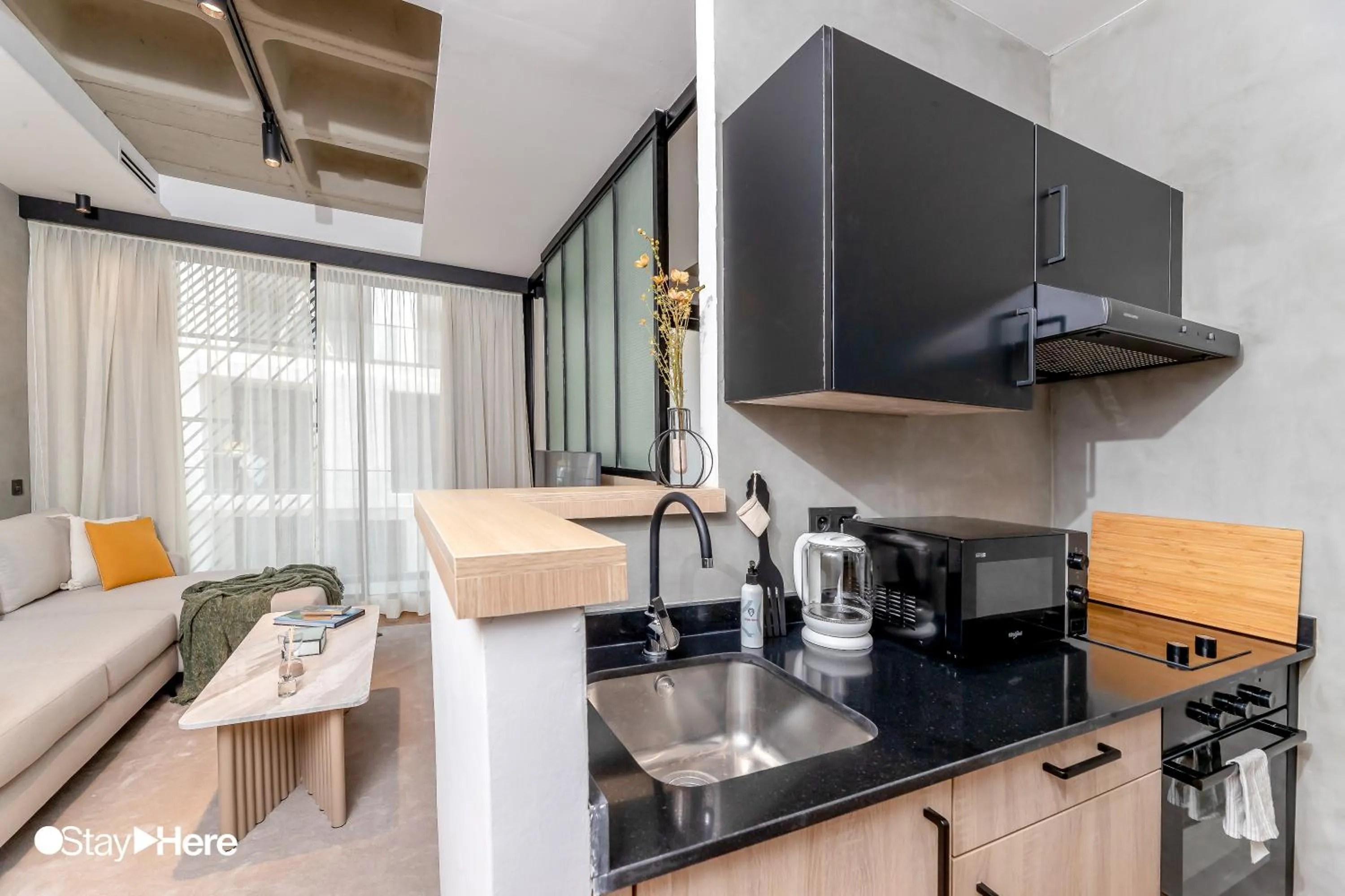 Kitchen or kitchenette in Stayhere Casablanca - Gauthier 1 - Modern Residence