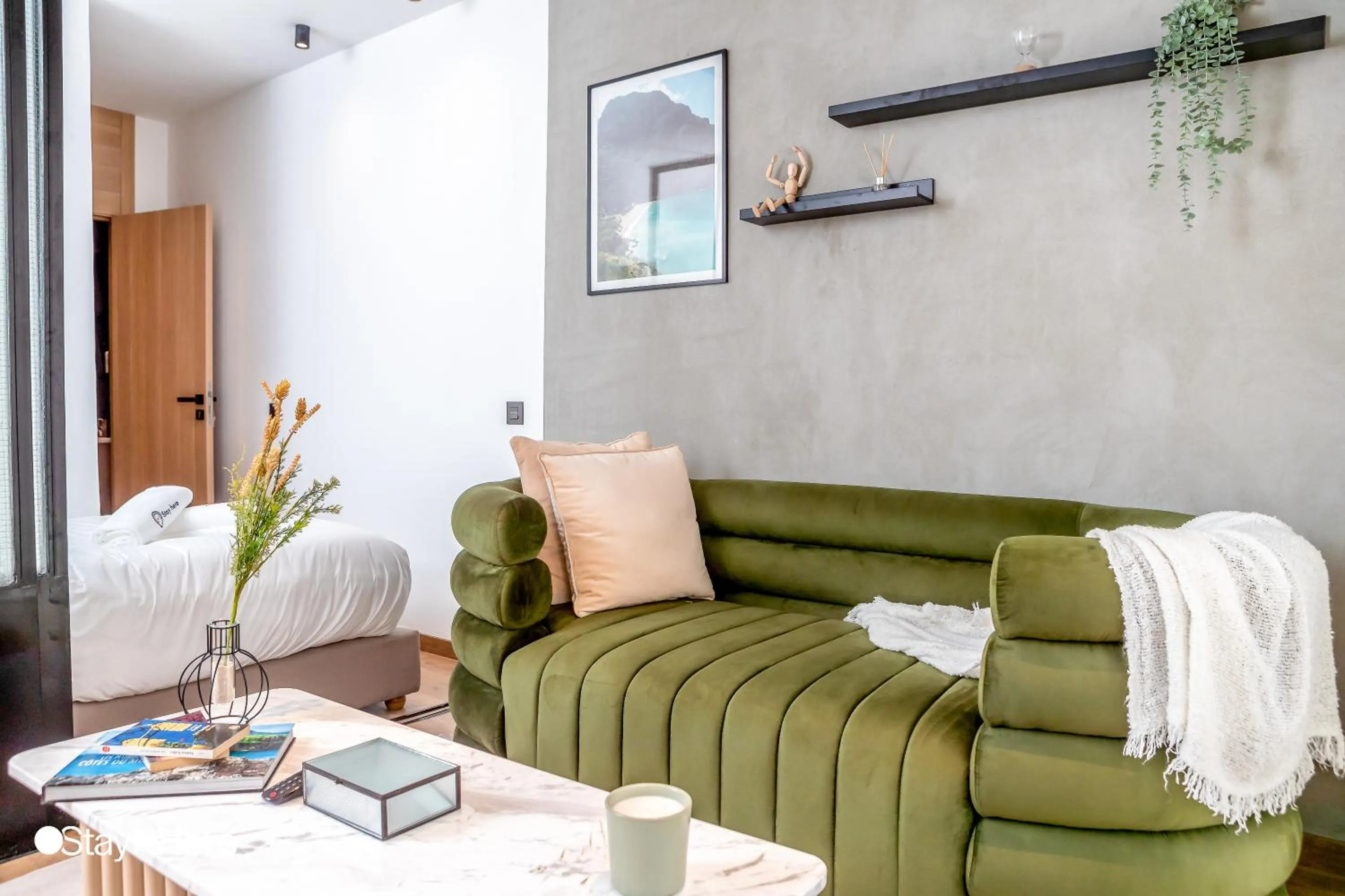 Seating area in Stayhere Casablanca - Gauthier 1 - Modern Residence