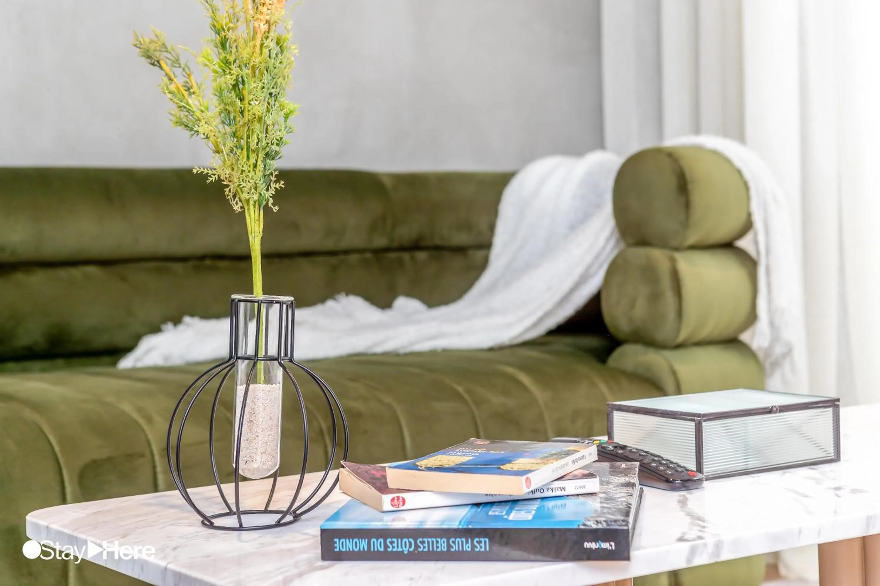 Seating area in Stayhere Casablanca - Gauthier 1 - Modern Residence