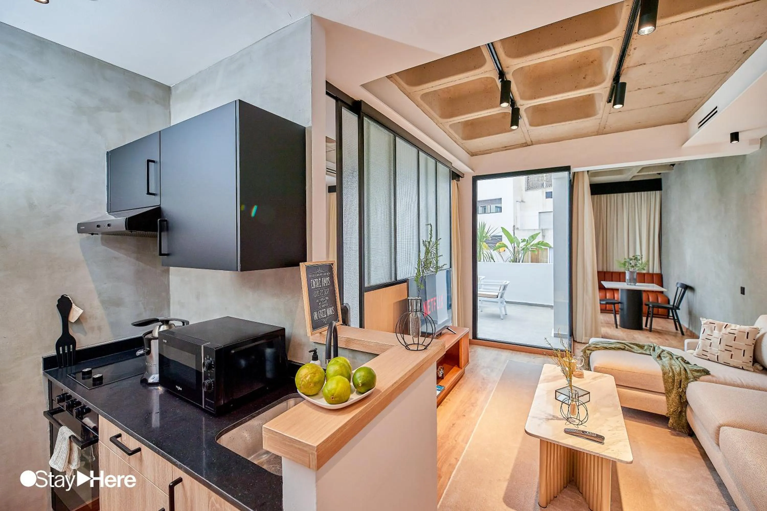 Seating area in Stayhere Casablanca - Gauthier 1 - Modern Residence