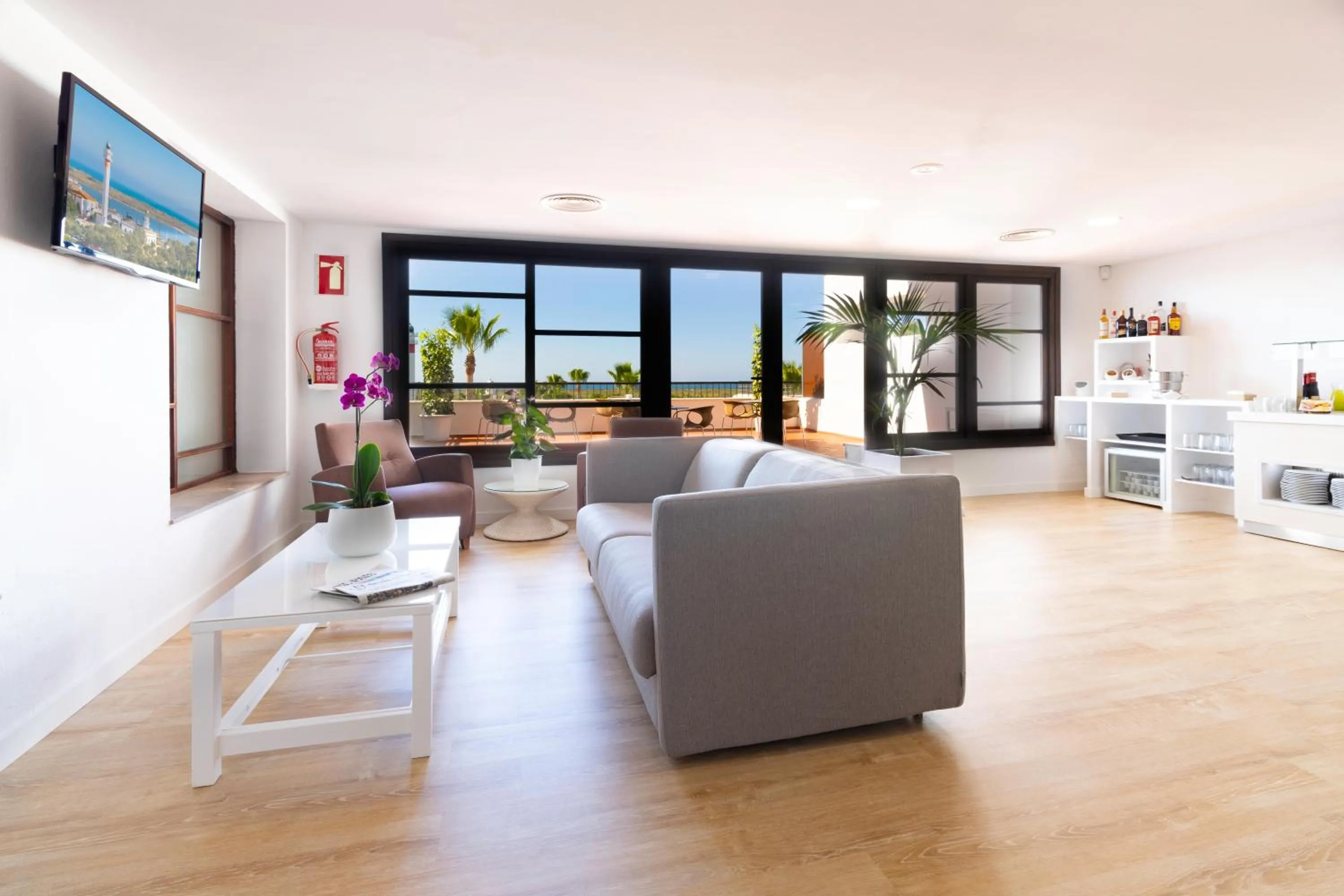 Seating area in Hotel Fuerte El Rompido