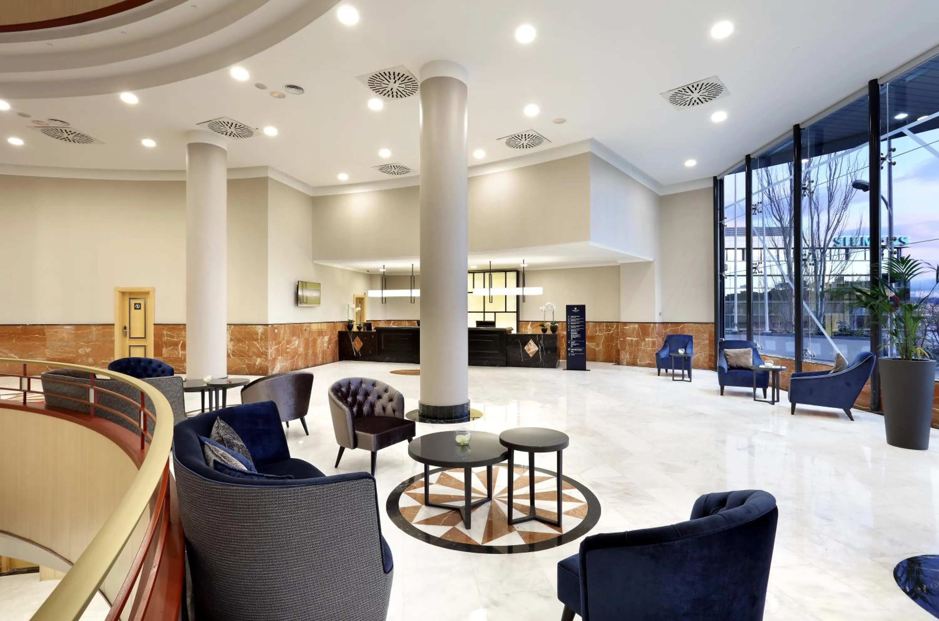 Lobby or reception in Eurostars Madrid Foro
