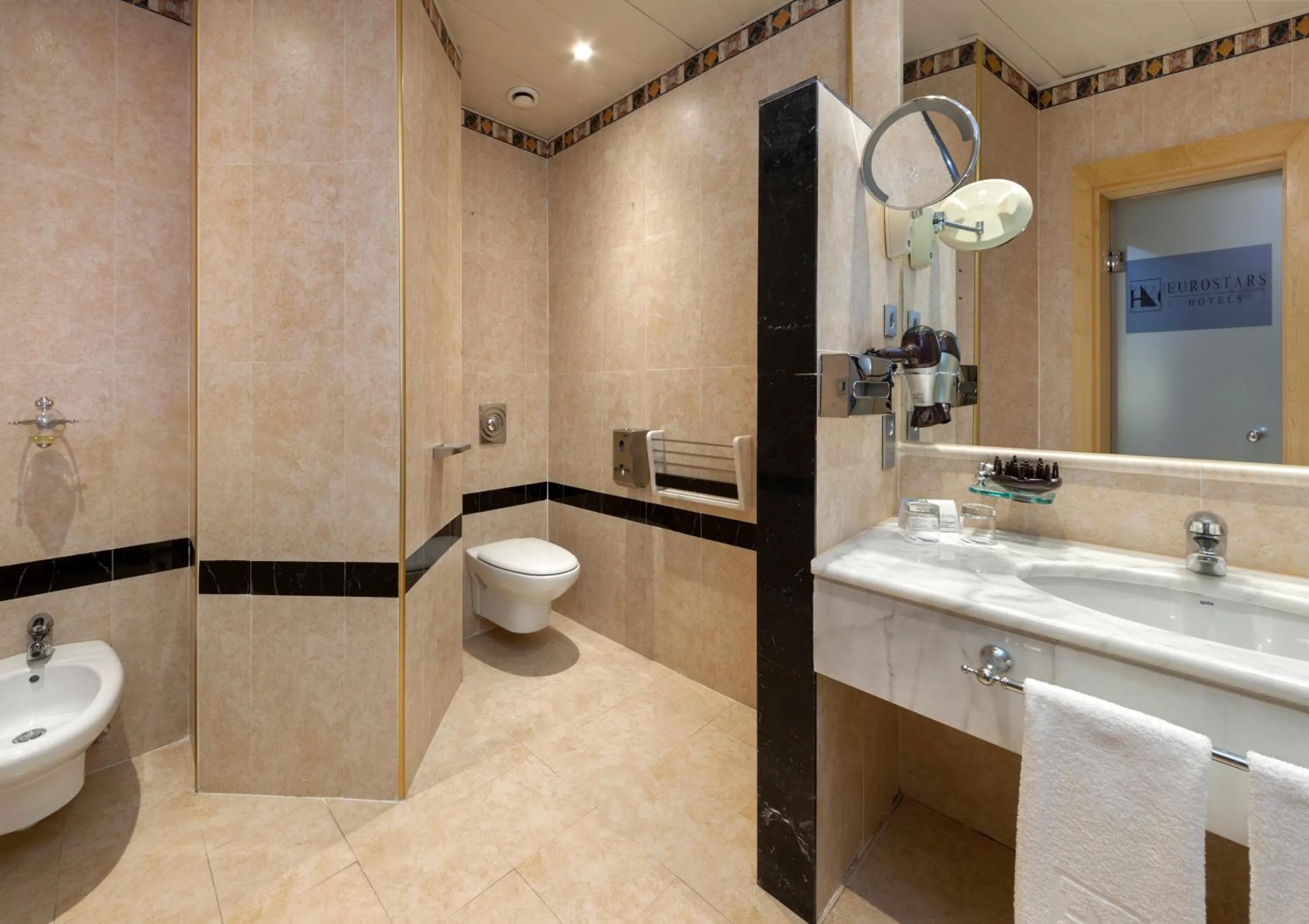 Bathroom in Eurostars Madrid Foro
