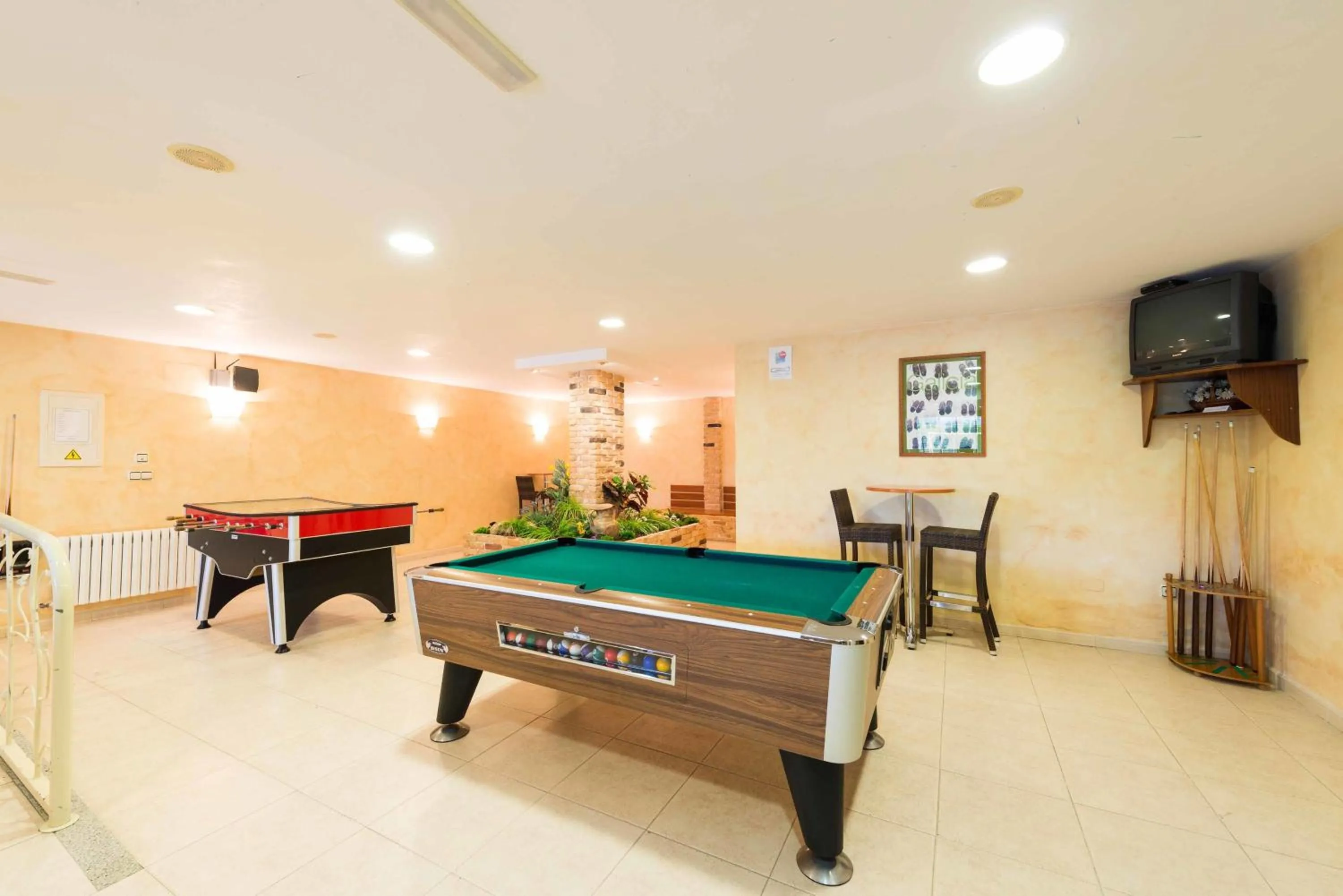Game Room in Hotel Troncoso