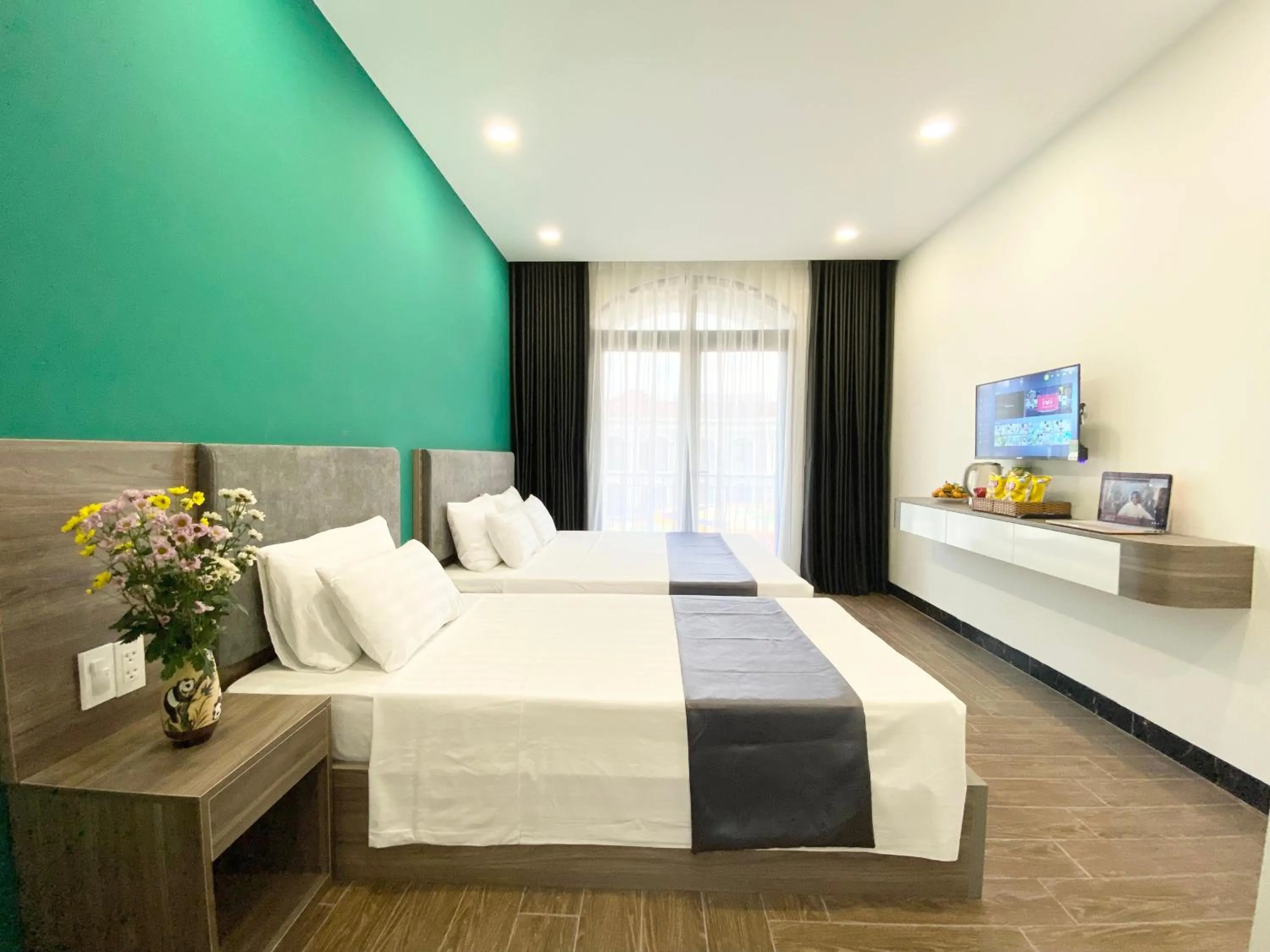 Bed in Elpis Hotel Phu Quoc
