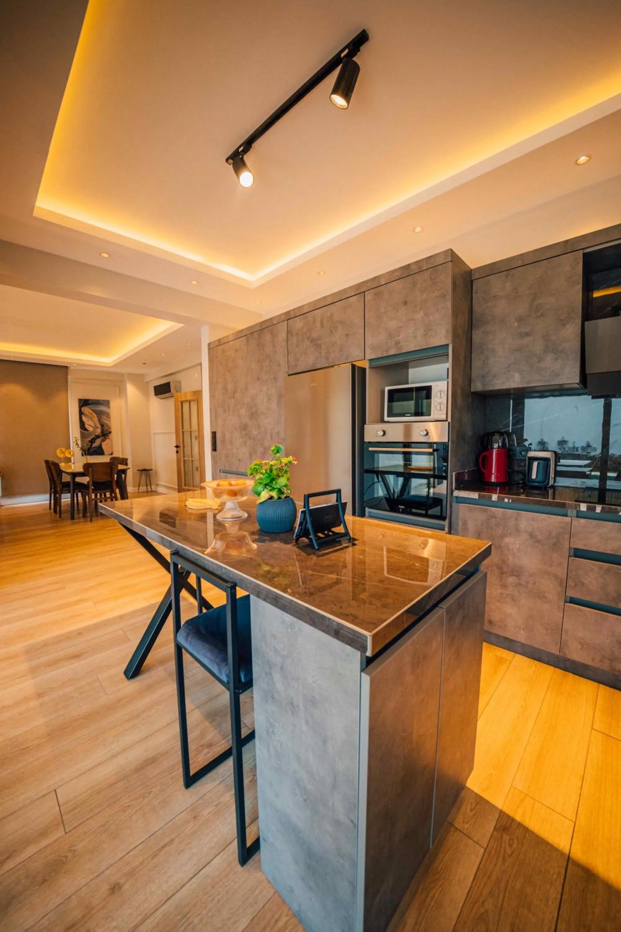 Kitchen or kitchenette in New Balturk Villas Sapanca