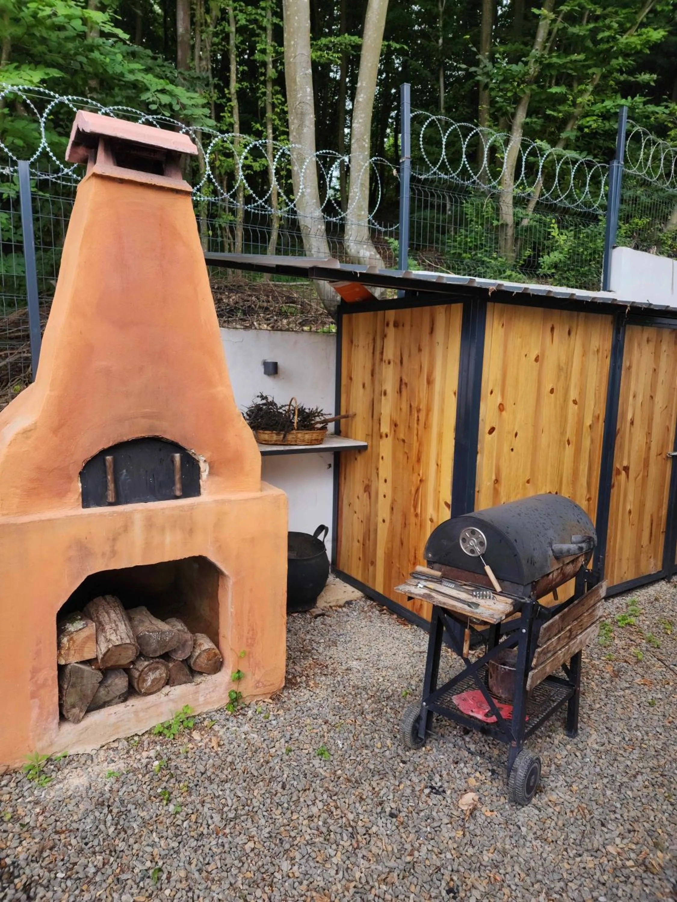 fireplace in New Balturk Villas Sapanca