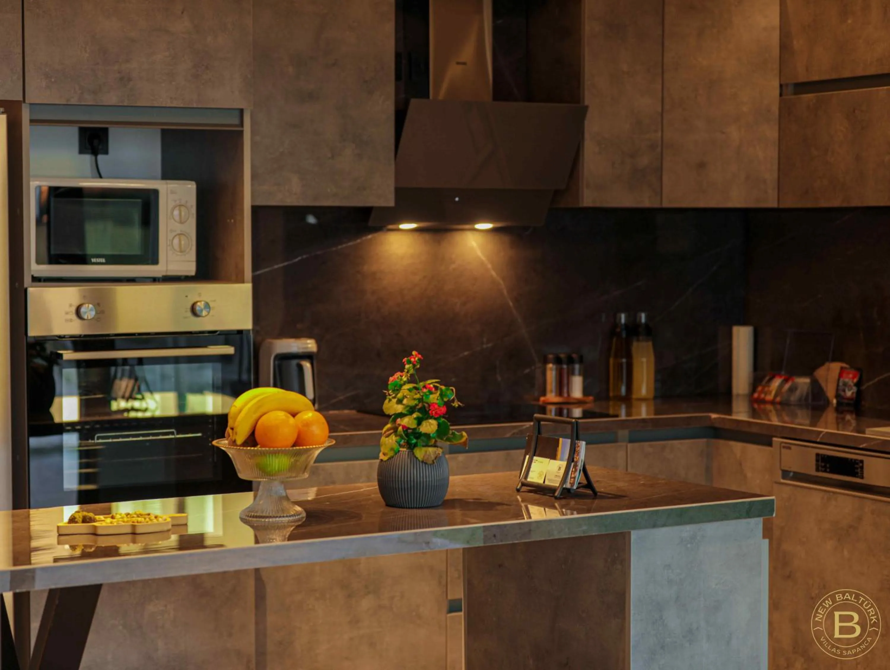 Kitchen or kitchenette in New Balturk Villas Sapanca