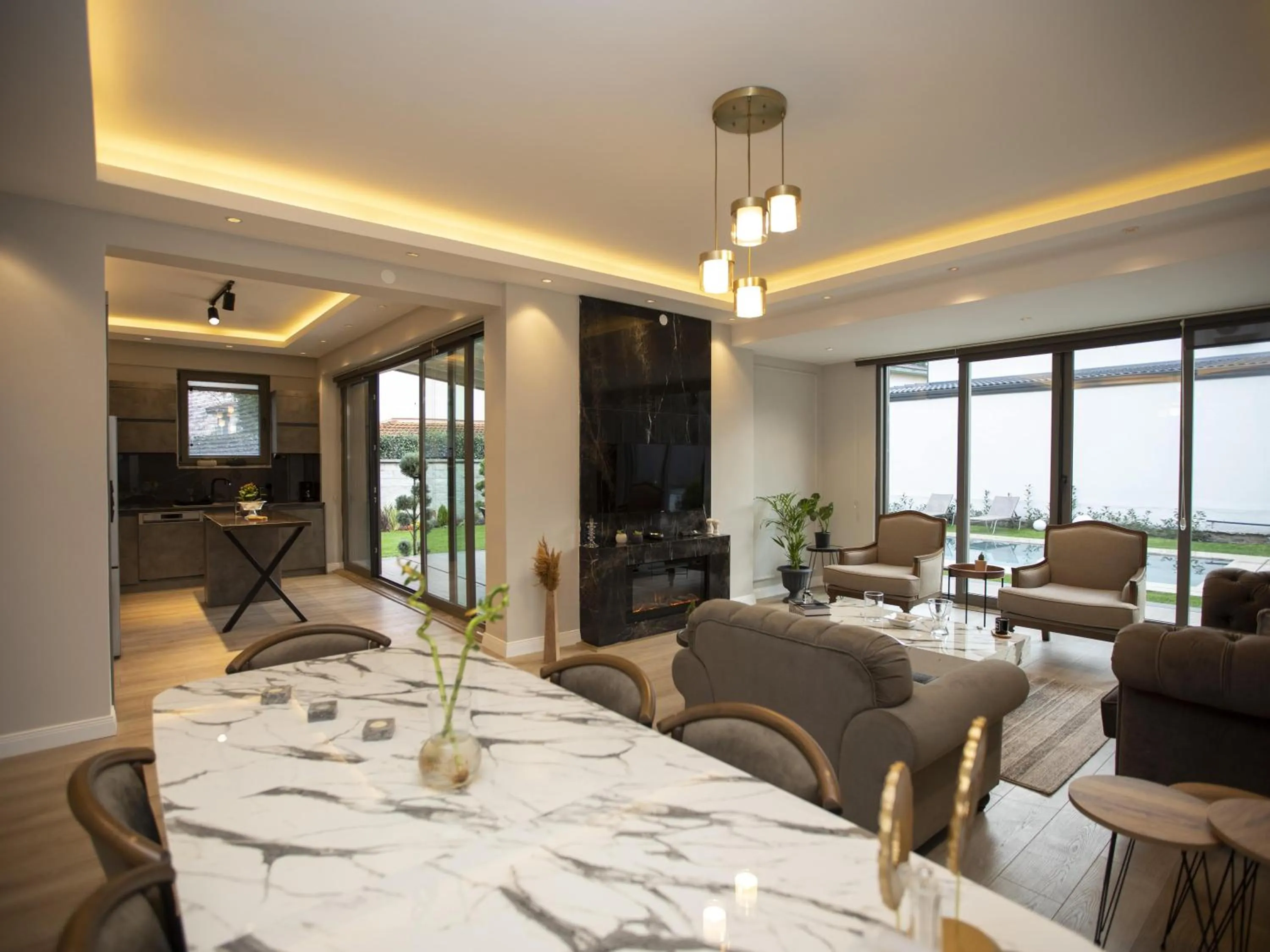 TV and multimedia in New Balturk Villas Sapanca