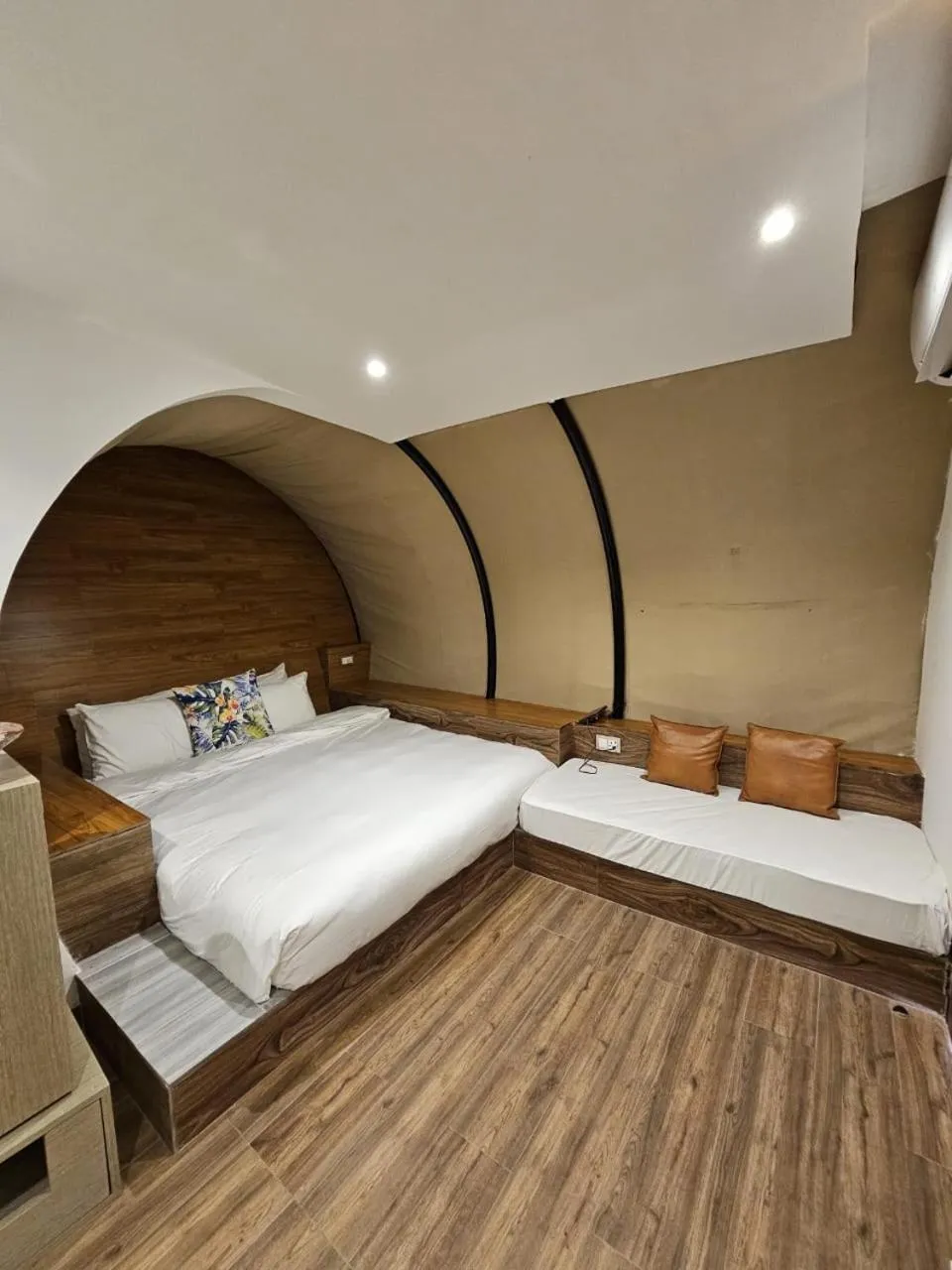 Bed in Nirvana Retreat By Patanjali Wellness Initiative