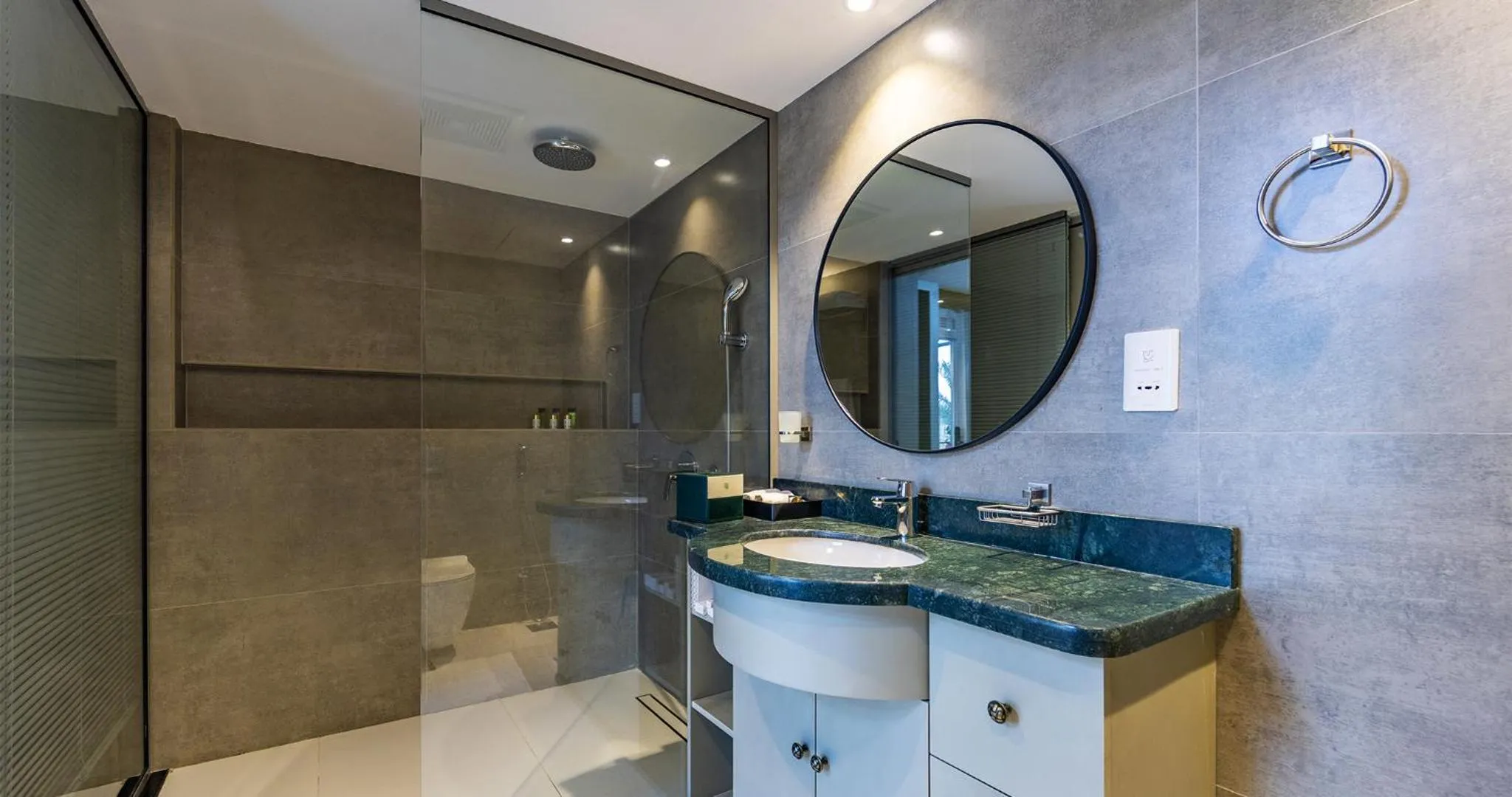 Shower in Nirvana Retreat By Patanjali Wellness Initiative