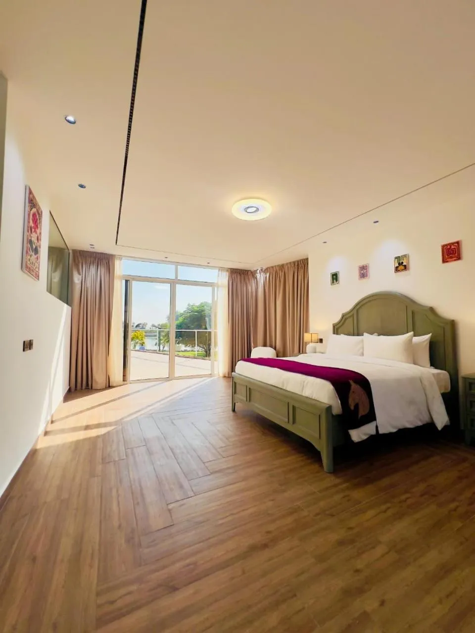 Bedroom, Bed in Nirvana Retreat By Patanjali Wellness Initiative