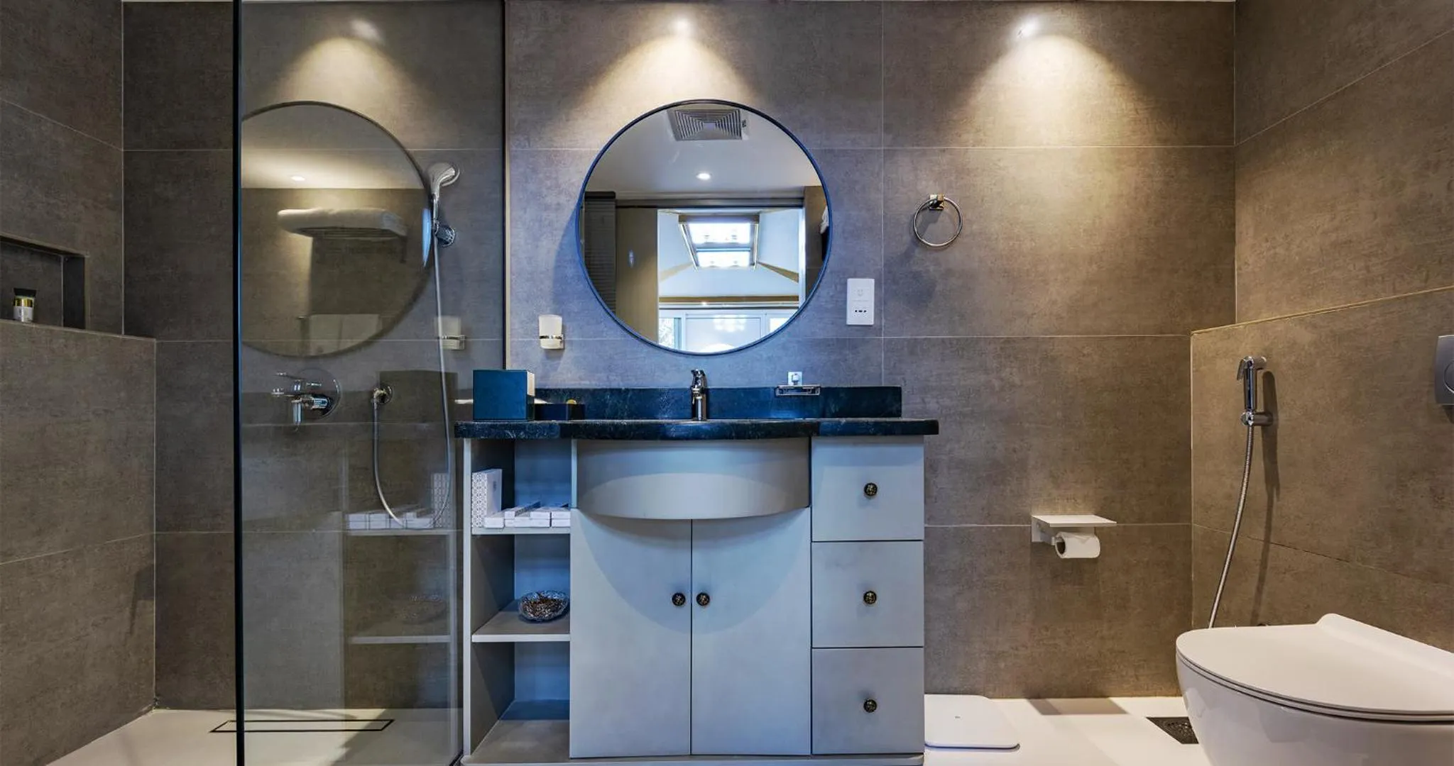 Shower in Nirvana Retreat By Patanjali Wellness Initiative