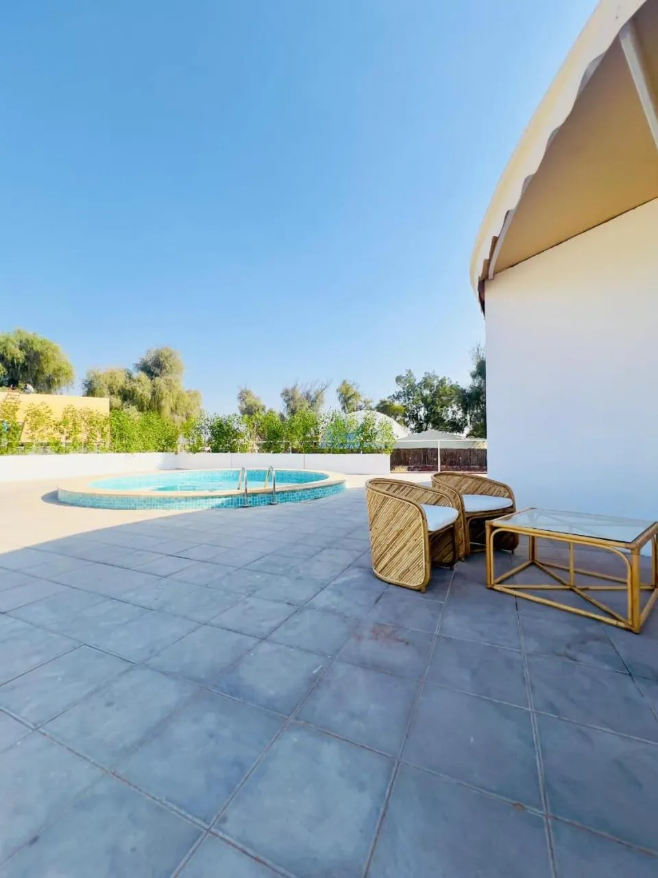 Swimming pool in Nirvana Retreat By Patanjali Wellness Initiative