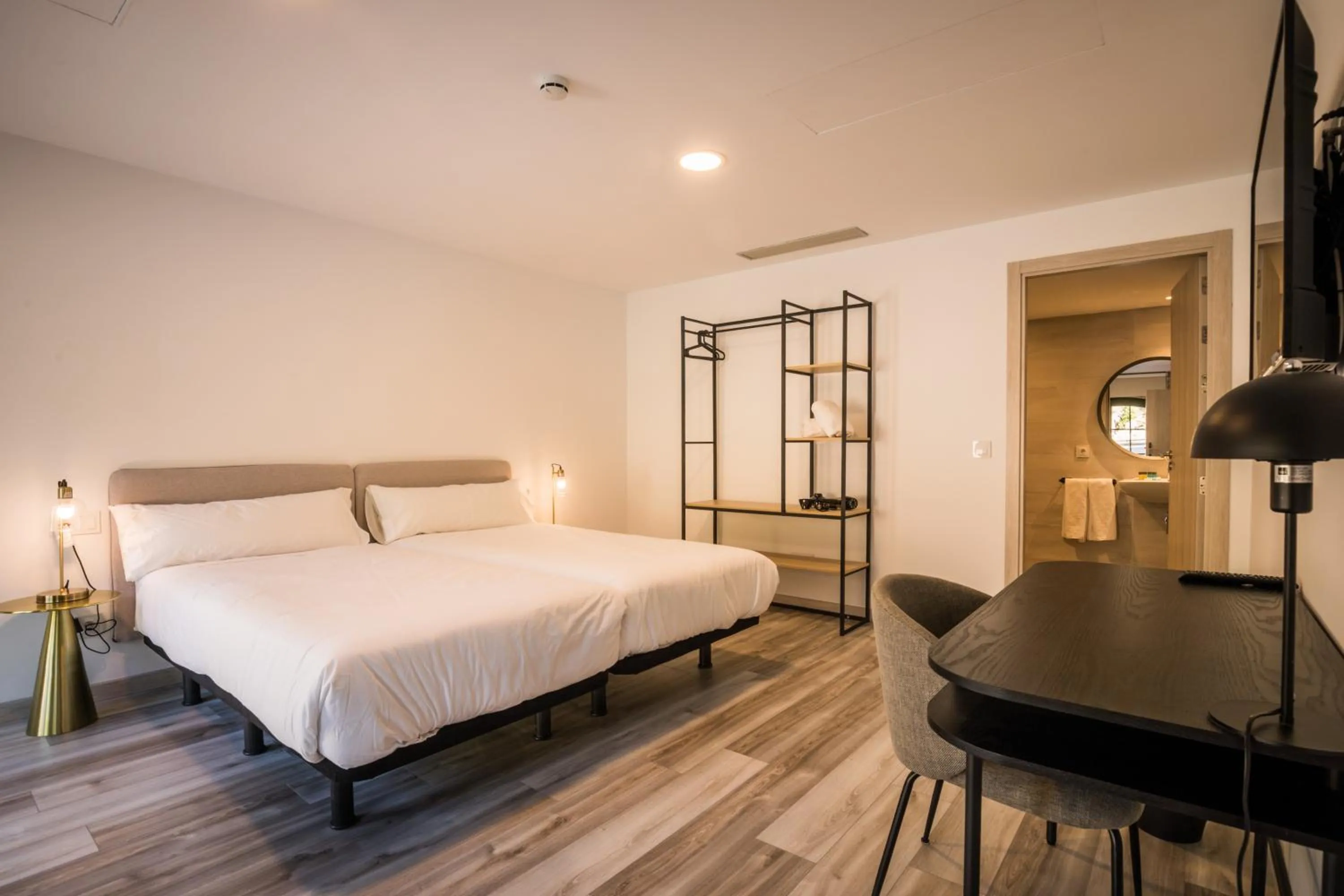 Bed in Hotel Pombal Rooms