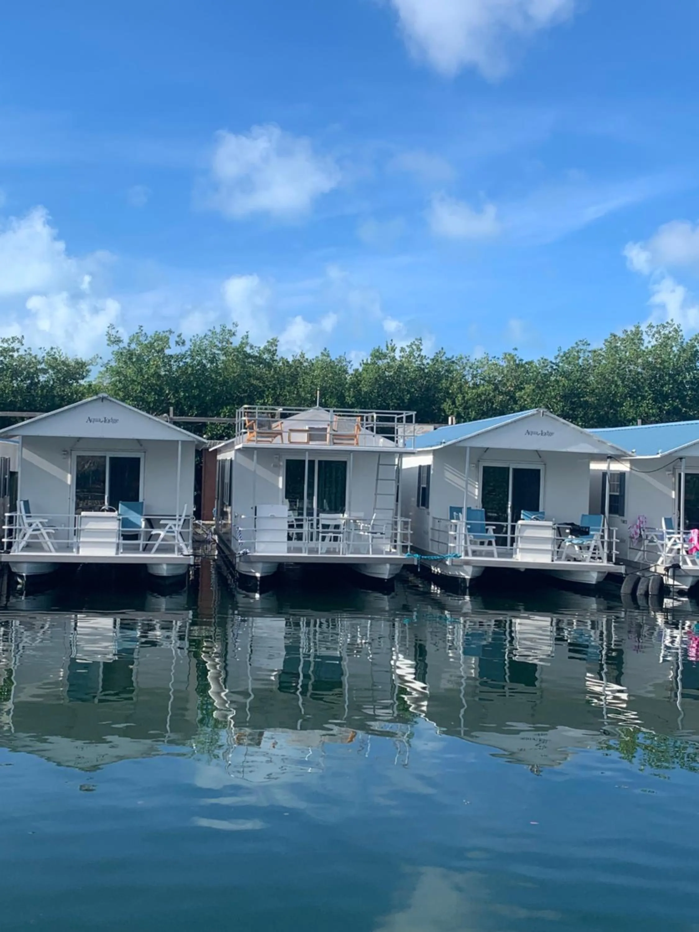 Natural landscape in Aqua Lodges At Hurricane Hole Marina