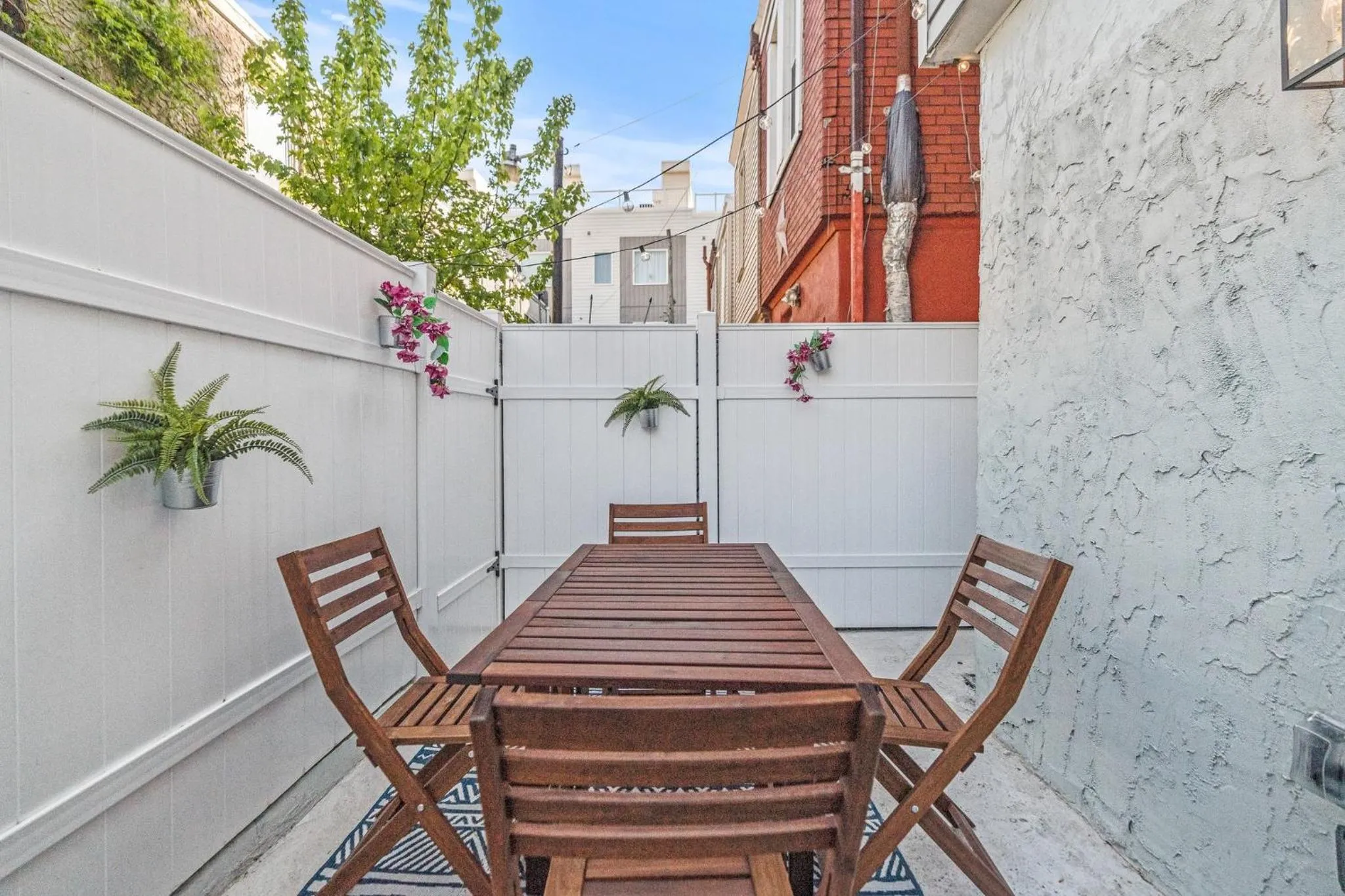 Patio in Kid-Friendly Fishtown Family Retreat with Game Room