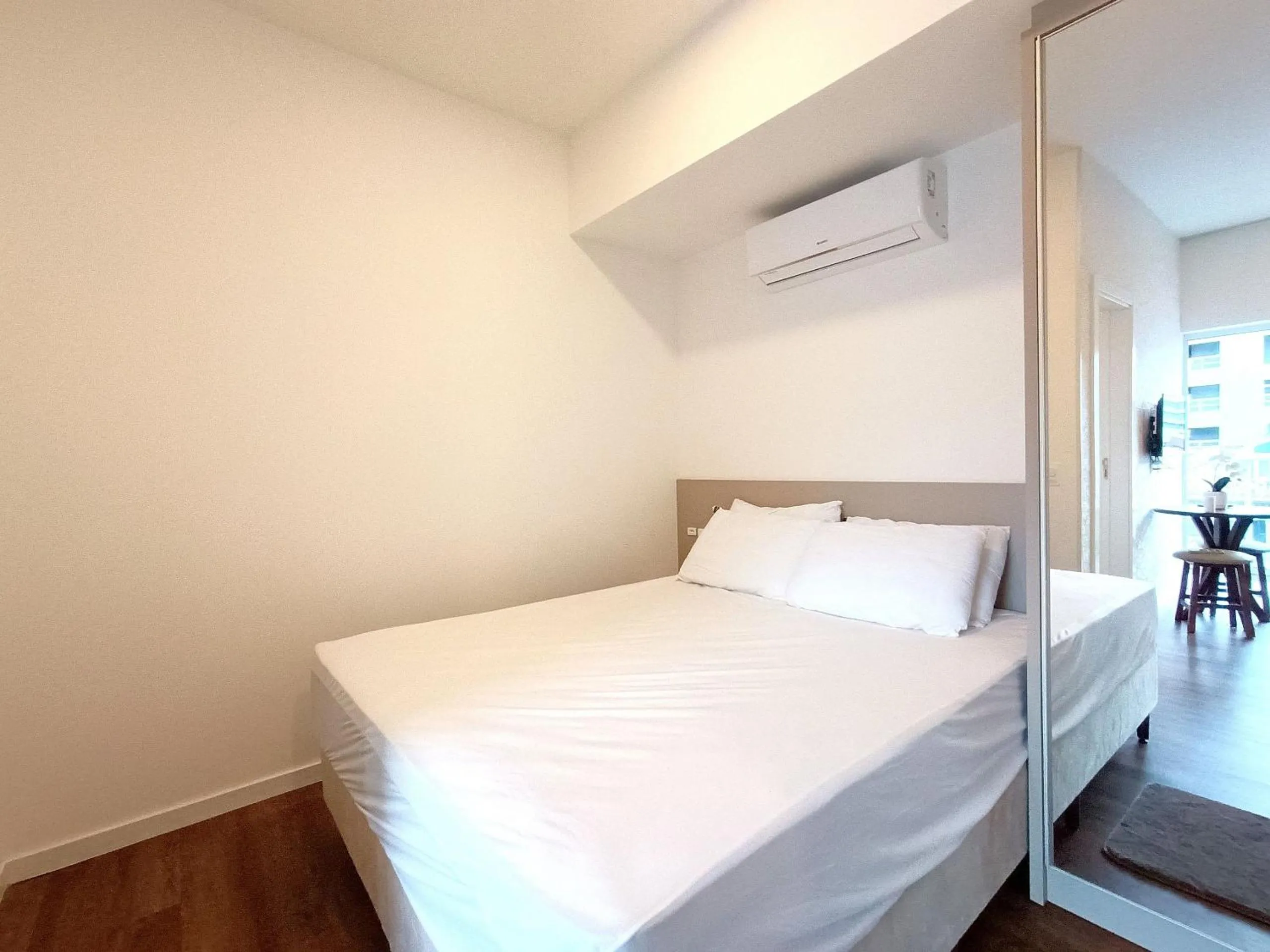 Bedroom, Bed in VDC-225 Moderno monoambiente a pocos mts del mar de Bombinhas