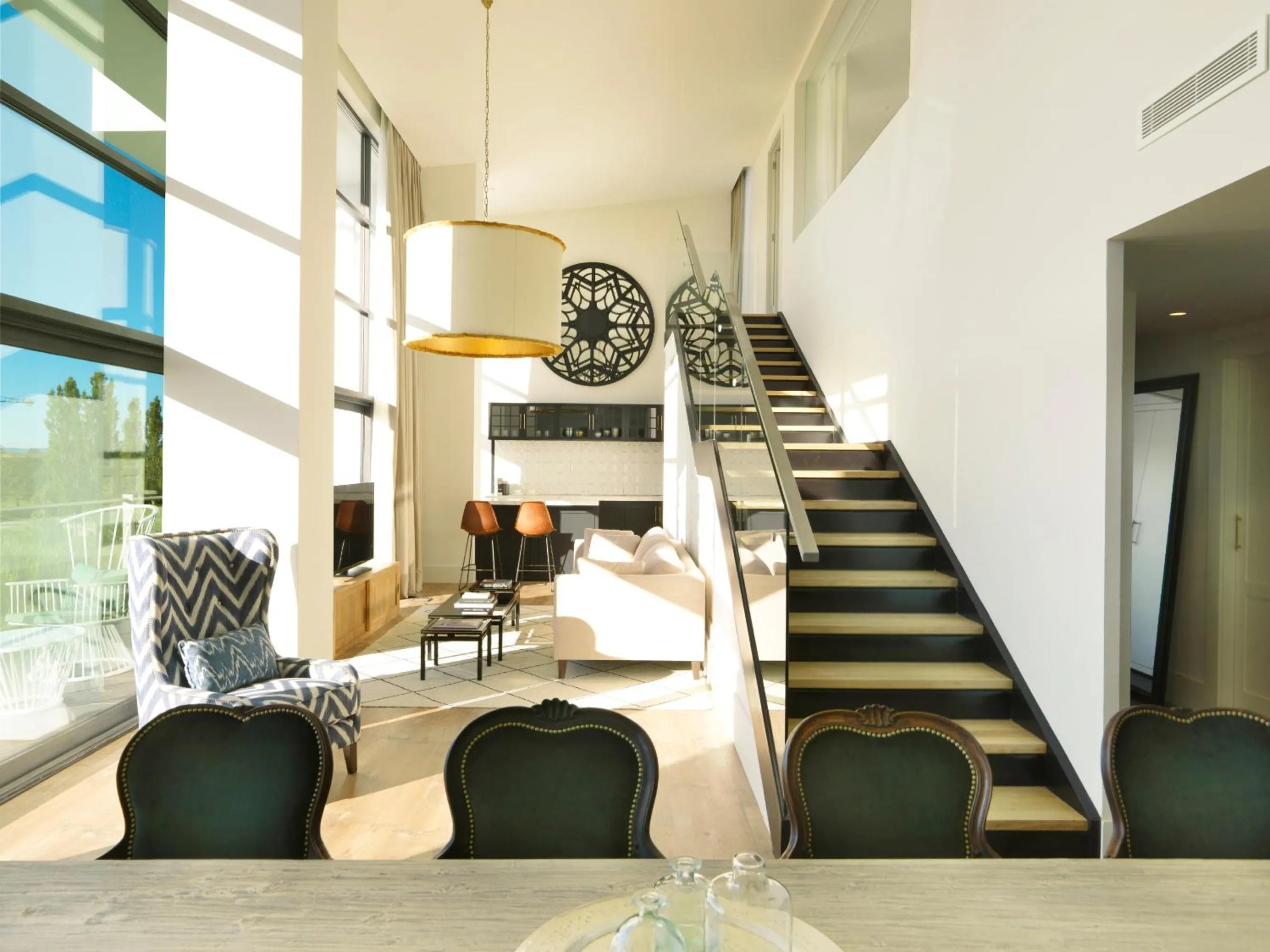 Living room in Hotel Camiral - The Leading Hotels of the World