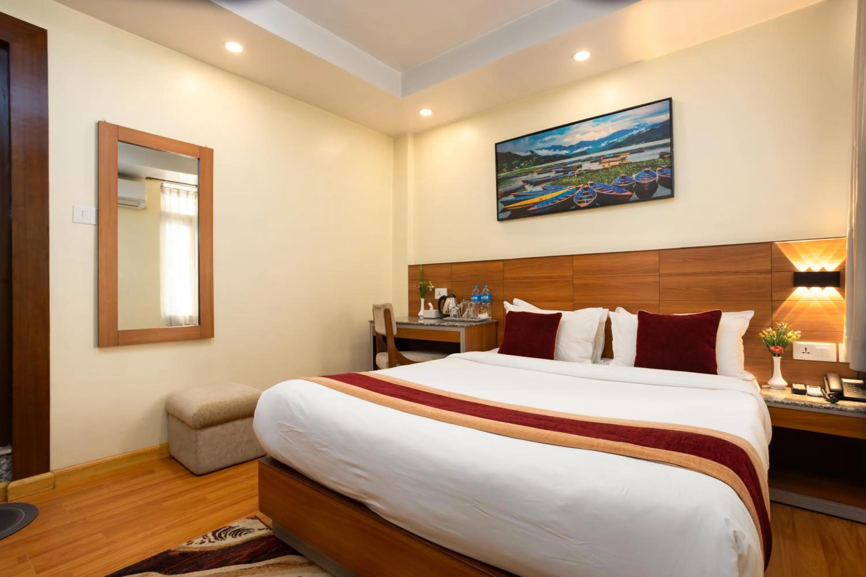 Bed in Magnificent Hotel