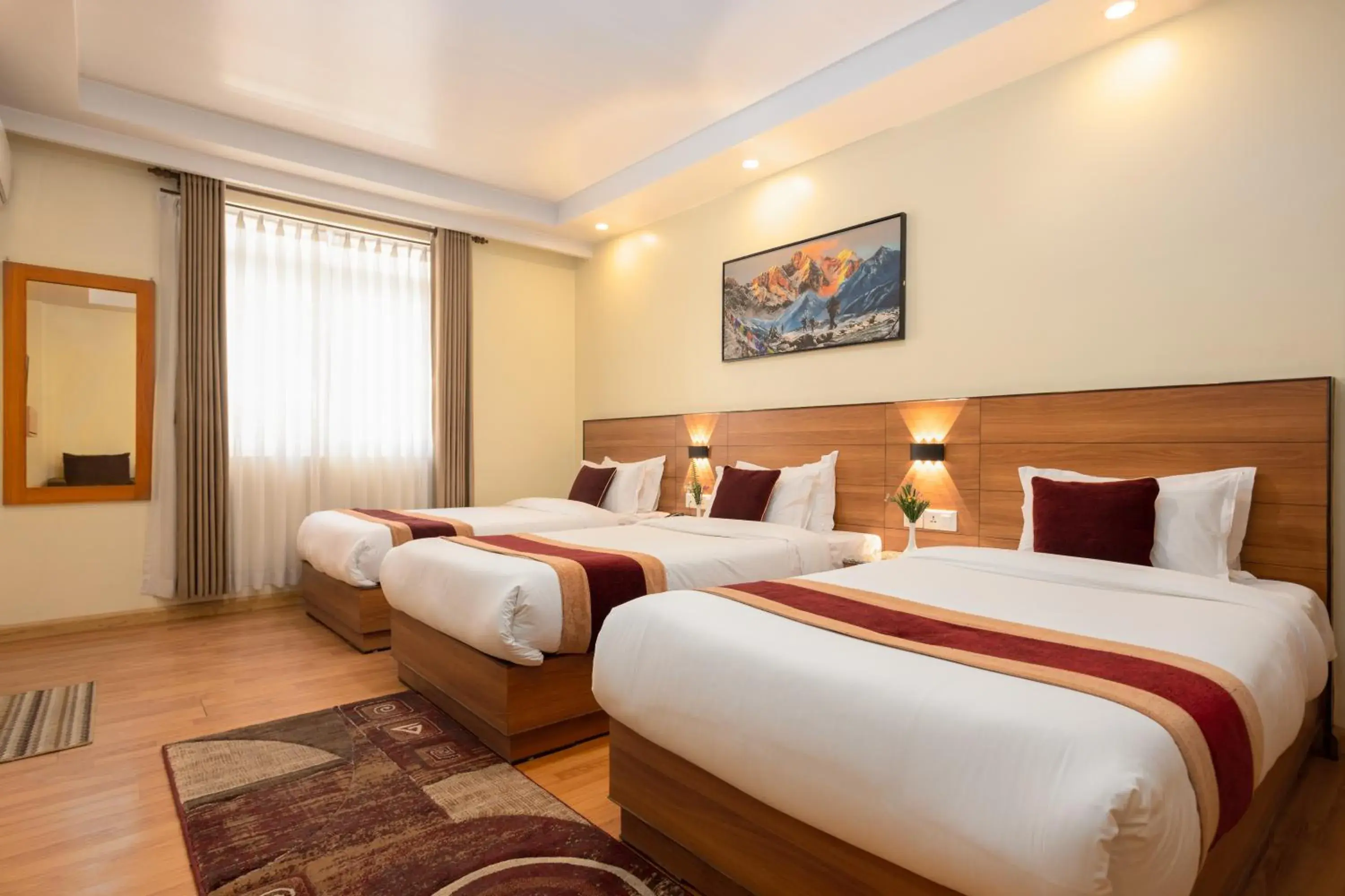 Deluxe Triple Room with Complimentary Airport Pickup for International Flights in Magnificent Hotel Deluxe Triple Room with Complimentary Airport Pickup for International Flights in Magnificent Hotel