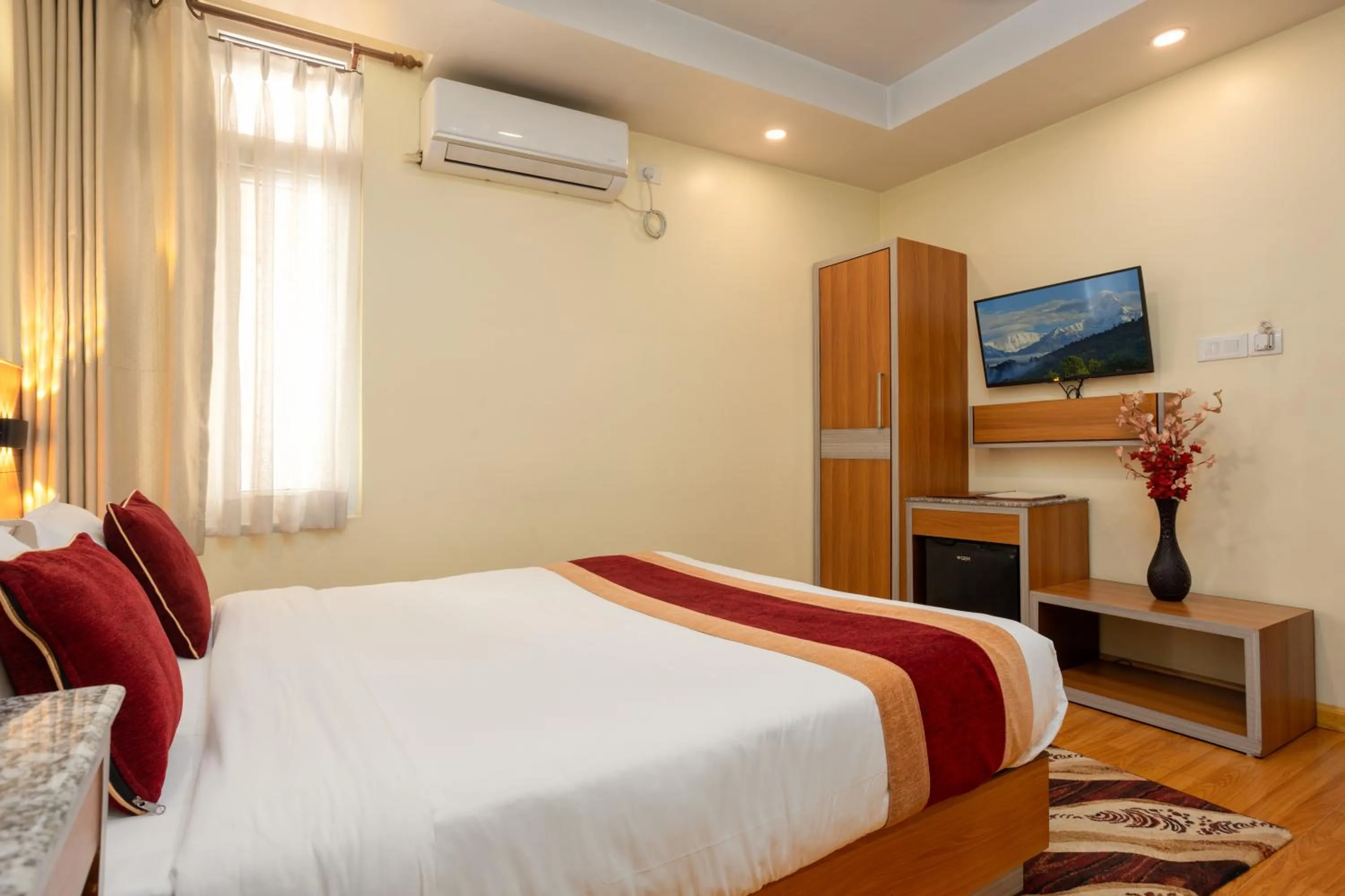 Bed in Magnificent Hotel